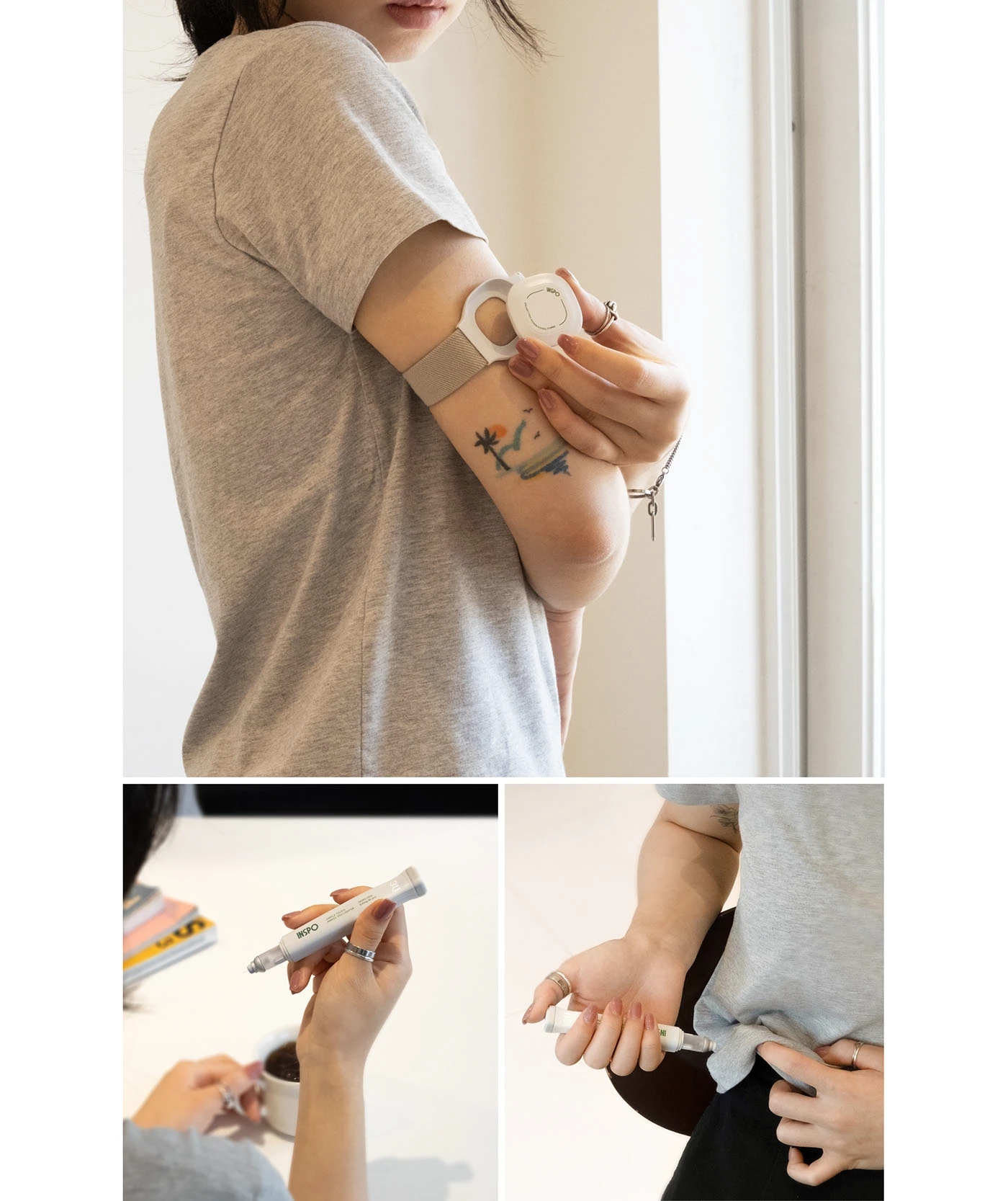 Insulin injection，Needle-free Blood Glucose Monitoring，Portable Management，Daily invisible medical treatment，