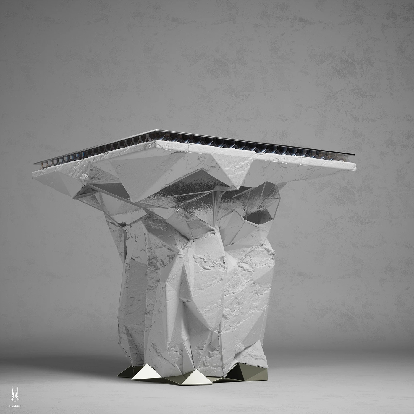 Marble countertop，Coffee table，Luxury and elegant，Limited Design，LE MYTH ALPHA LARGE，