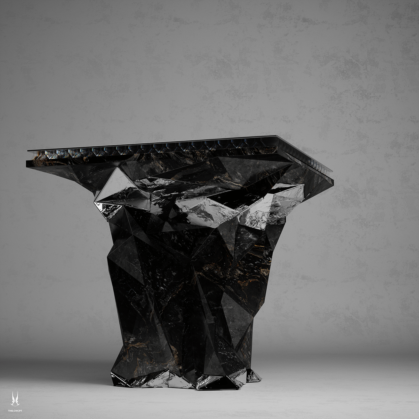 Marble countertop，Coffee table，Luxury and elegant，Limited Design，LE MYTH ALPHA LARGE，