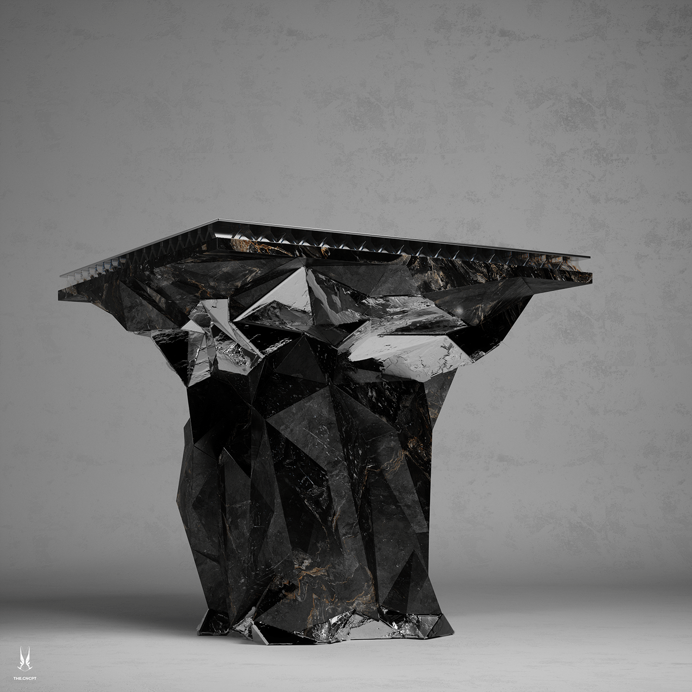 Marble countertop，Coffee table，Luxury and elegant，Limited Design，LE MYTH ALPHA LARGE，