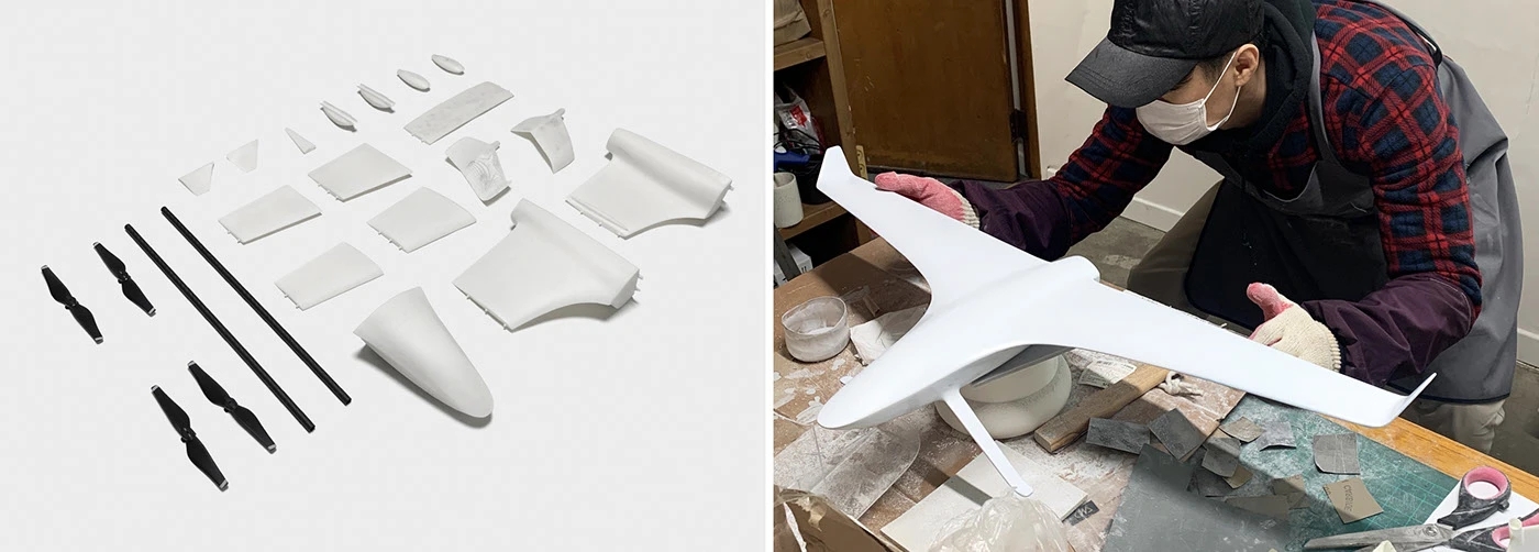 U-01 VTOL，aerodynamic curve，Drive technology，wing-body fusion，