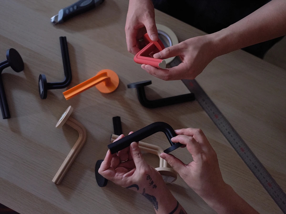 Churro Handle，touchpoint，Metal texture，Artisanal，stereo design，