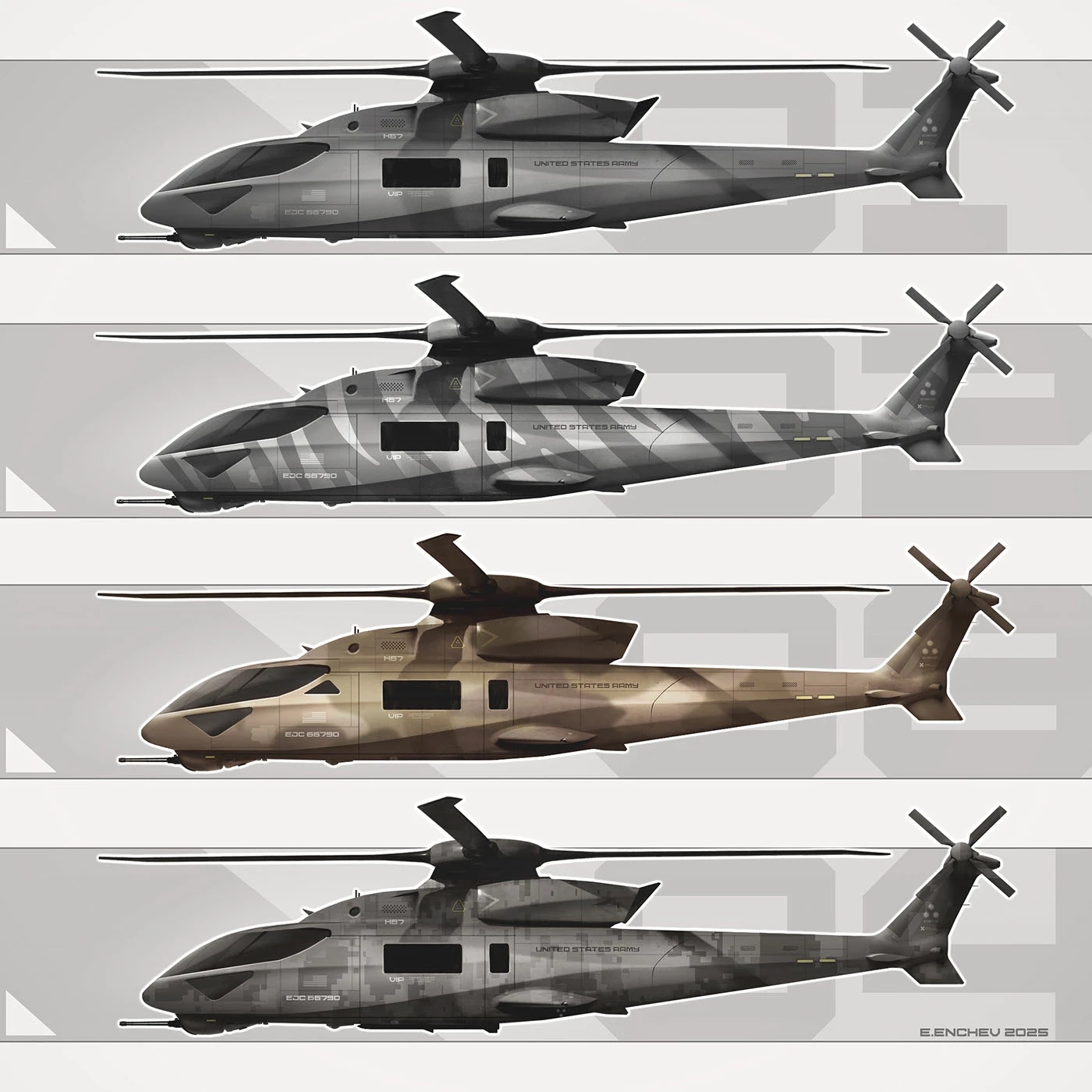 helicopter，Military design，intelligent fire control，draft，