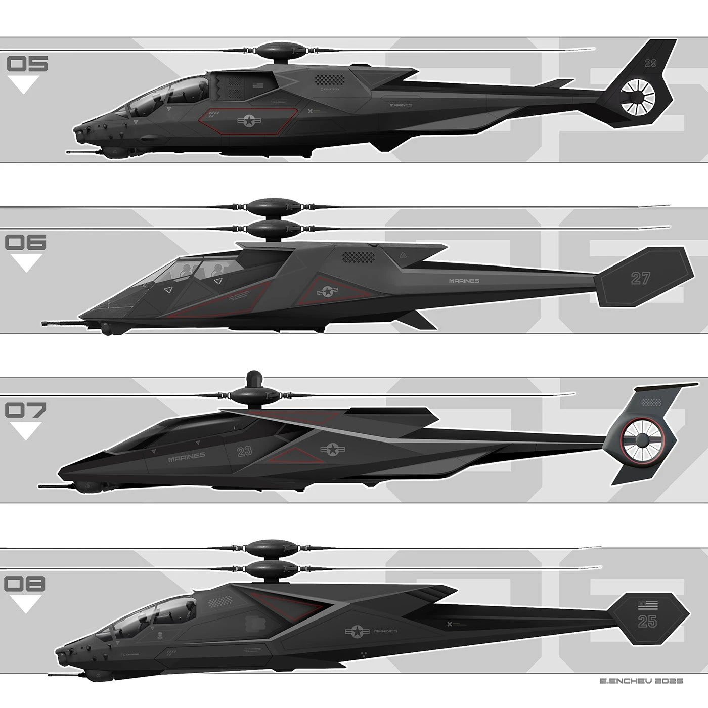 helicopter，Military design，intelligent fire control，draft，