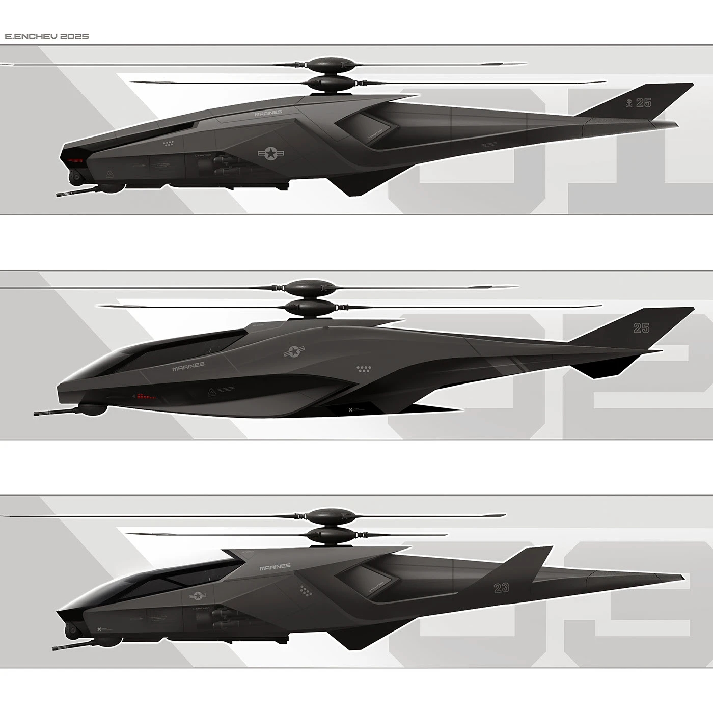 helicopter，Military design，intelligent fire control，draft，