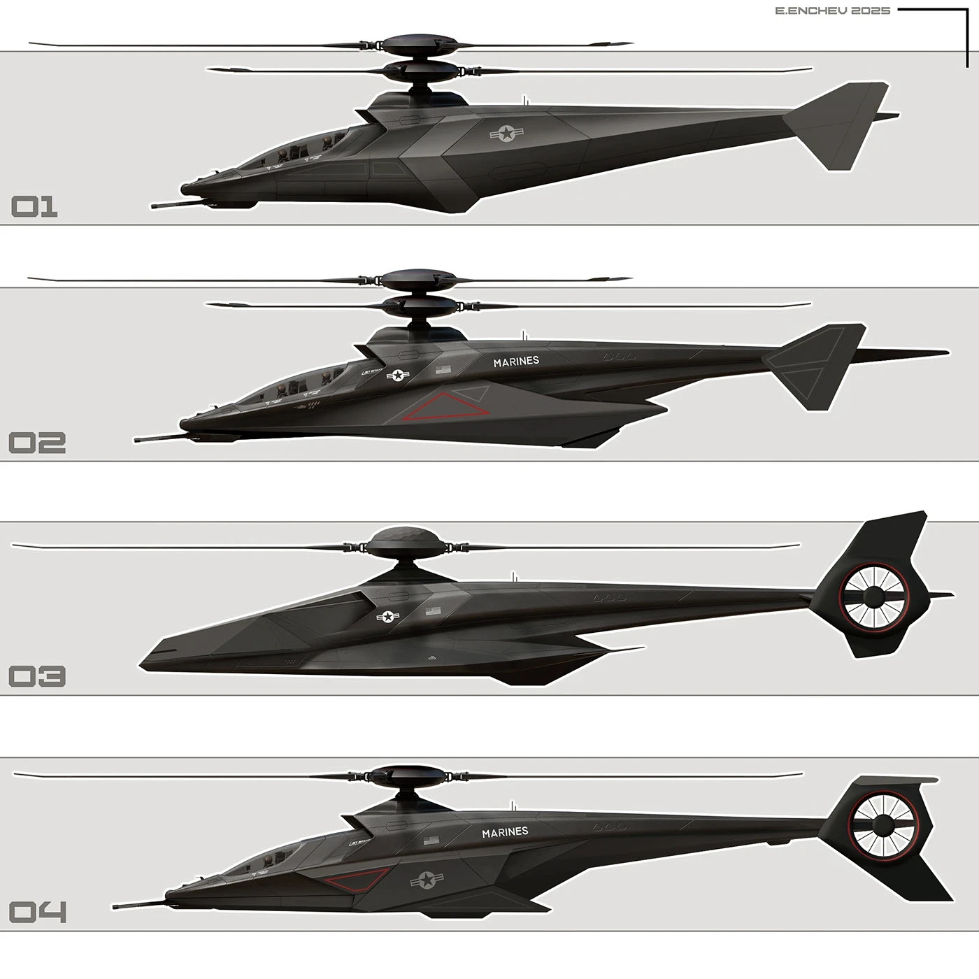 helicopter，Military design，intelligent fire control，draft，