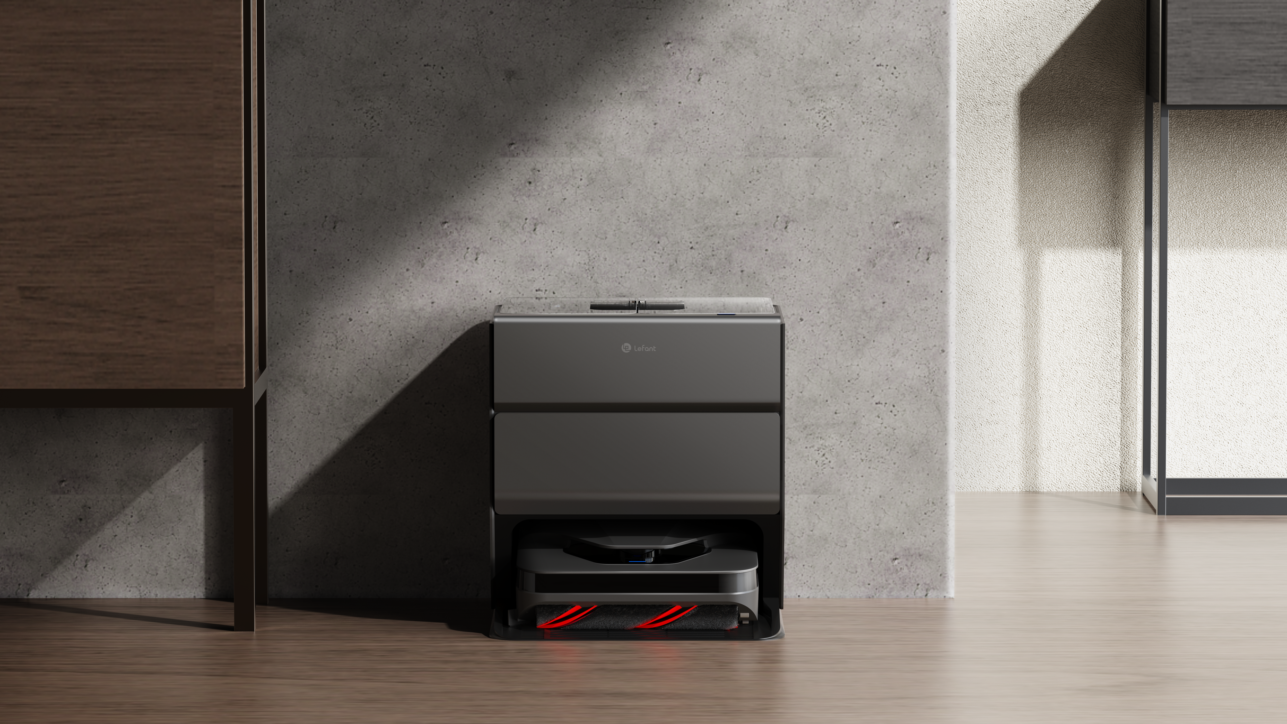 Tank-sweeping robot，