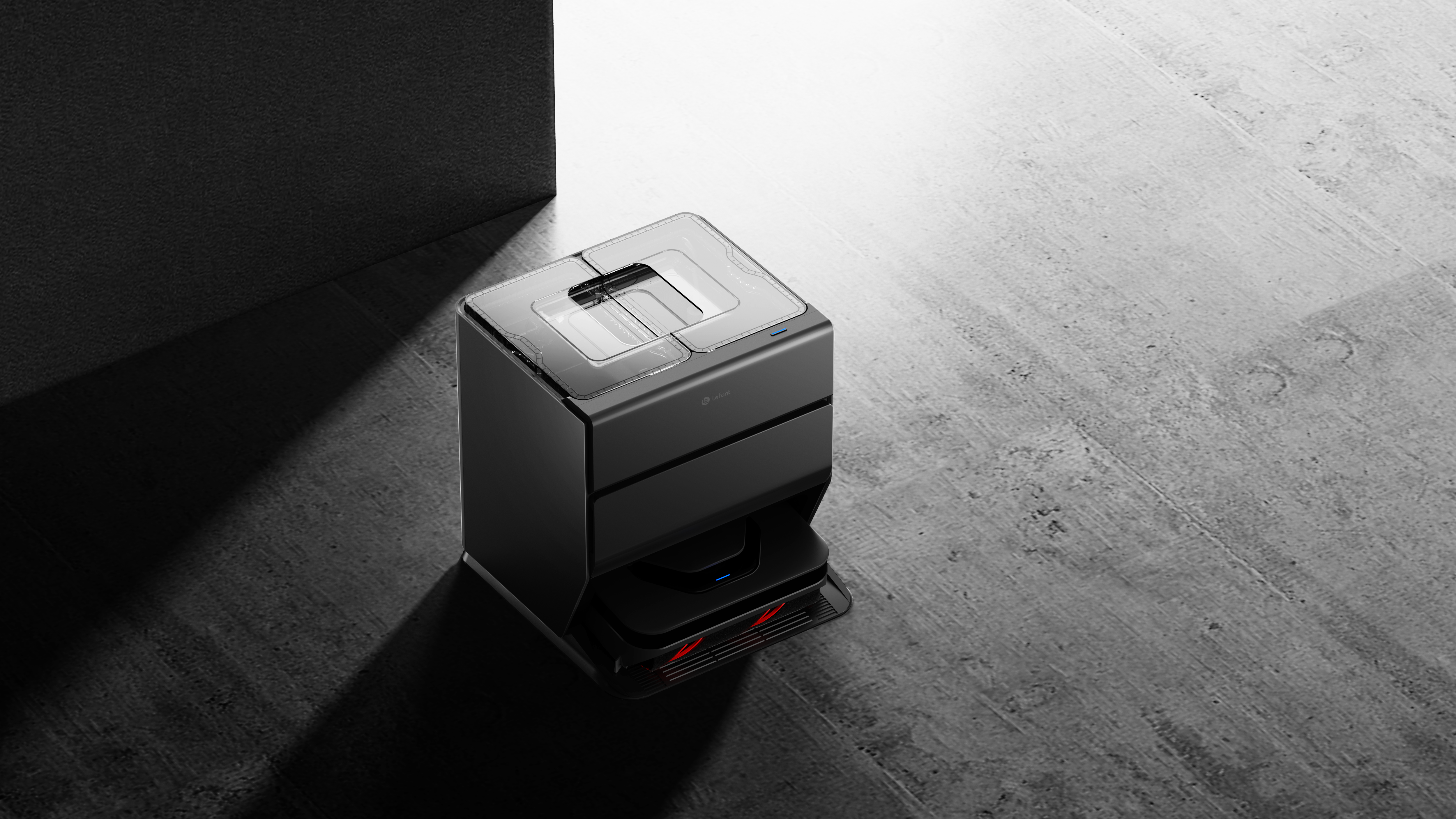 Tank-sweeping robot，