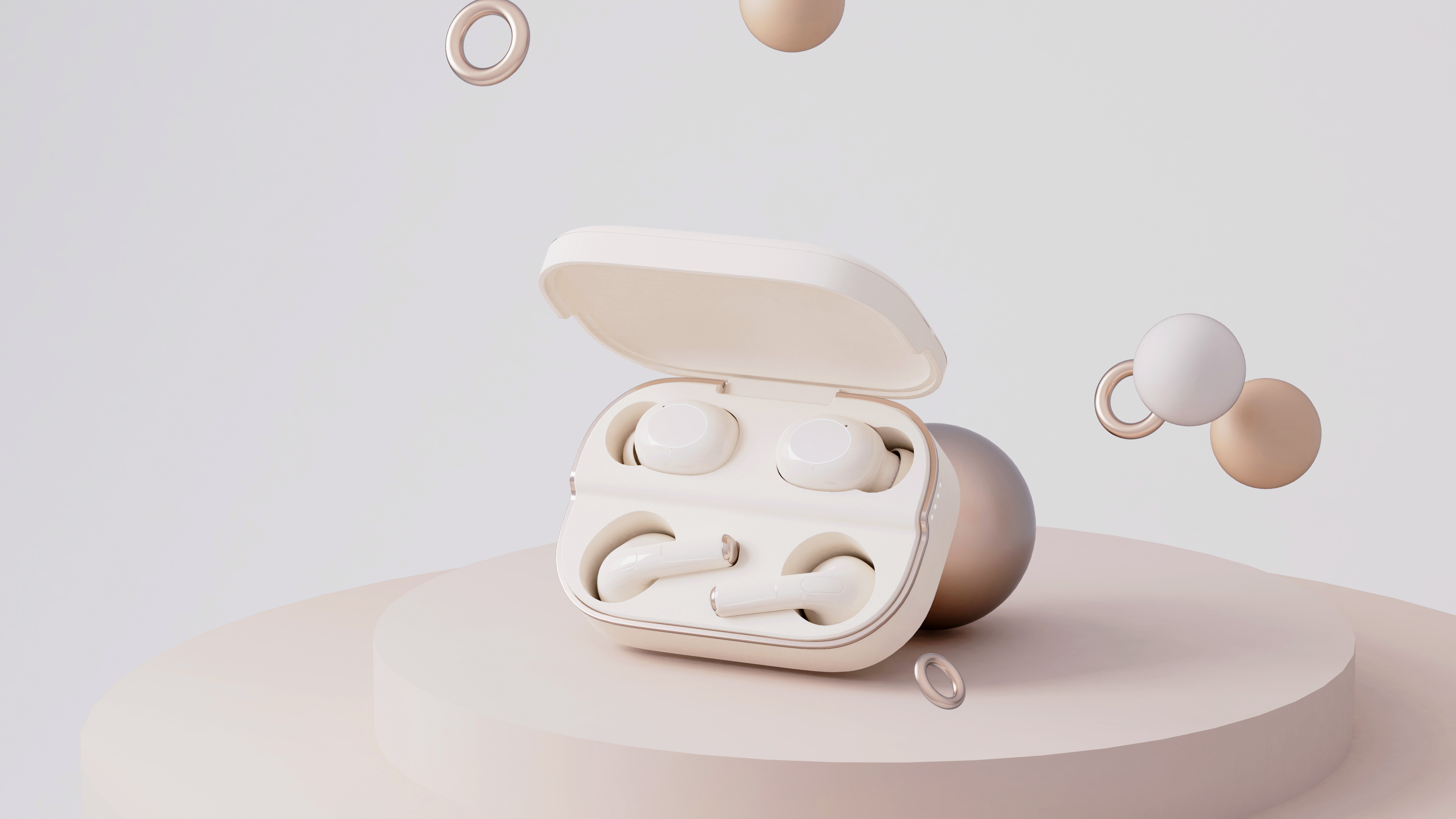 Headphones, digital smart, dual headphones，