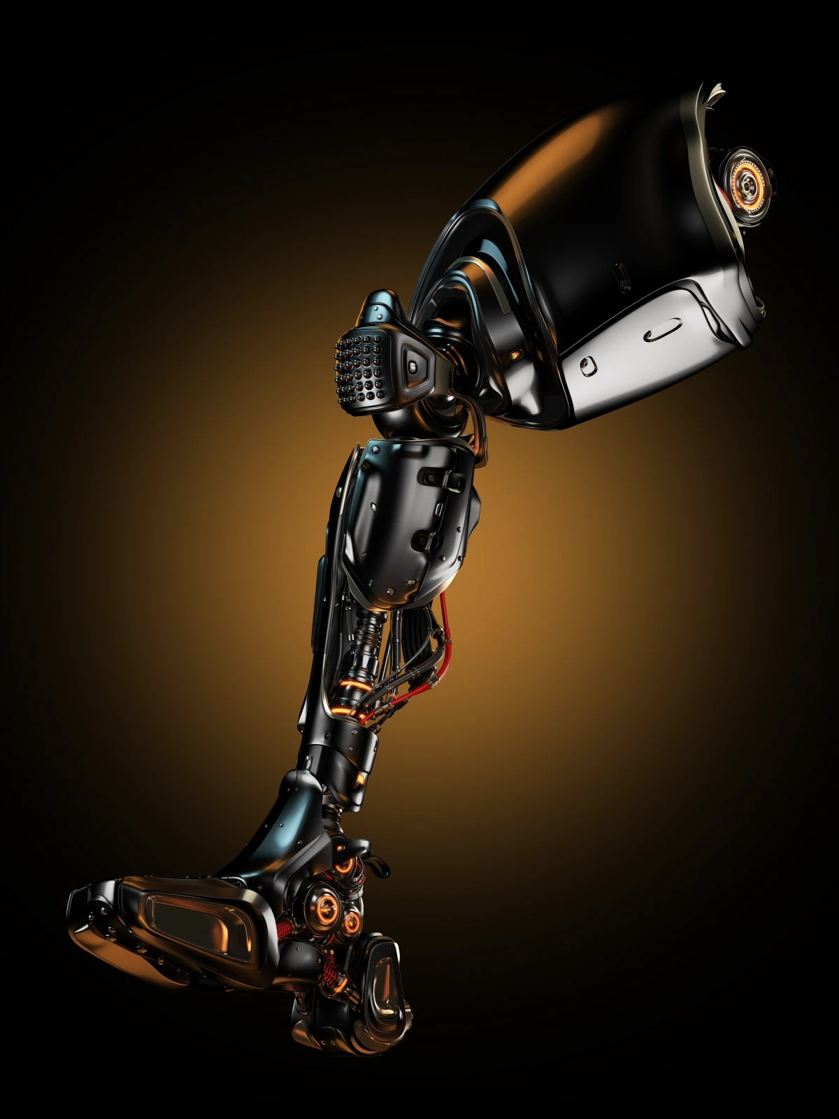 FOOTBALL LEG，machine design，industrial design，3D modeling，