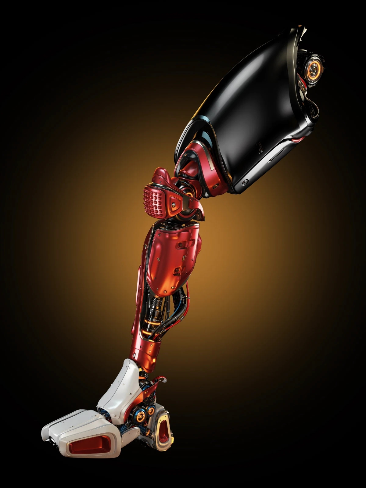 FOOTBALL LEG，machine design，industrial design，3D modeling，