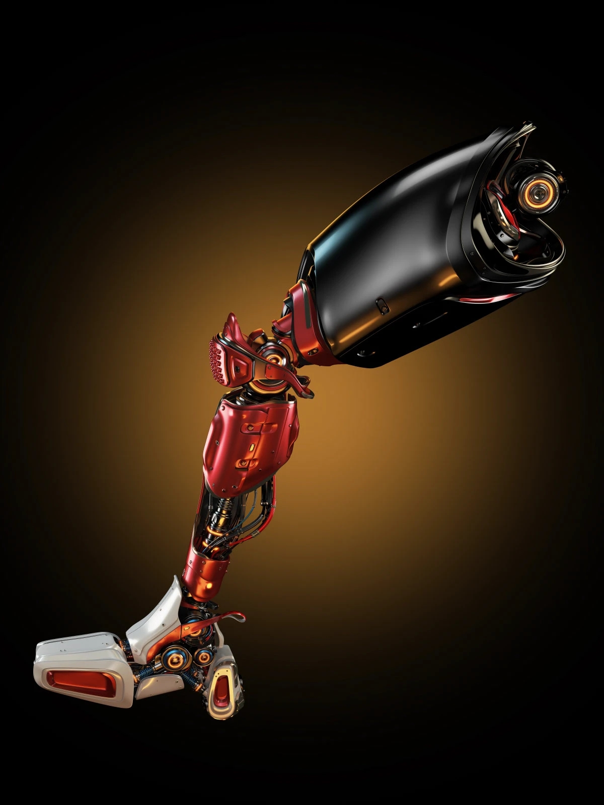 FOOTBALL LEG，machine design，industrial design，3D modeling，