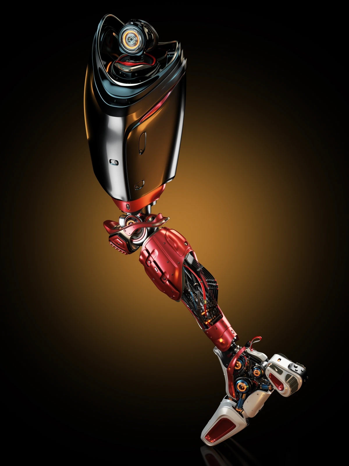 FOOTBALL LEG，machine design，industrial design，3D modeling，