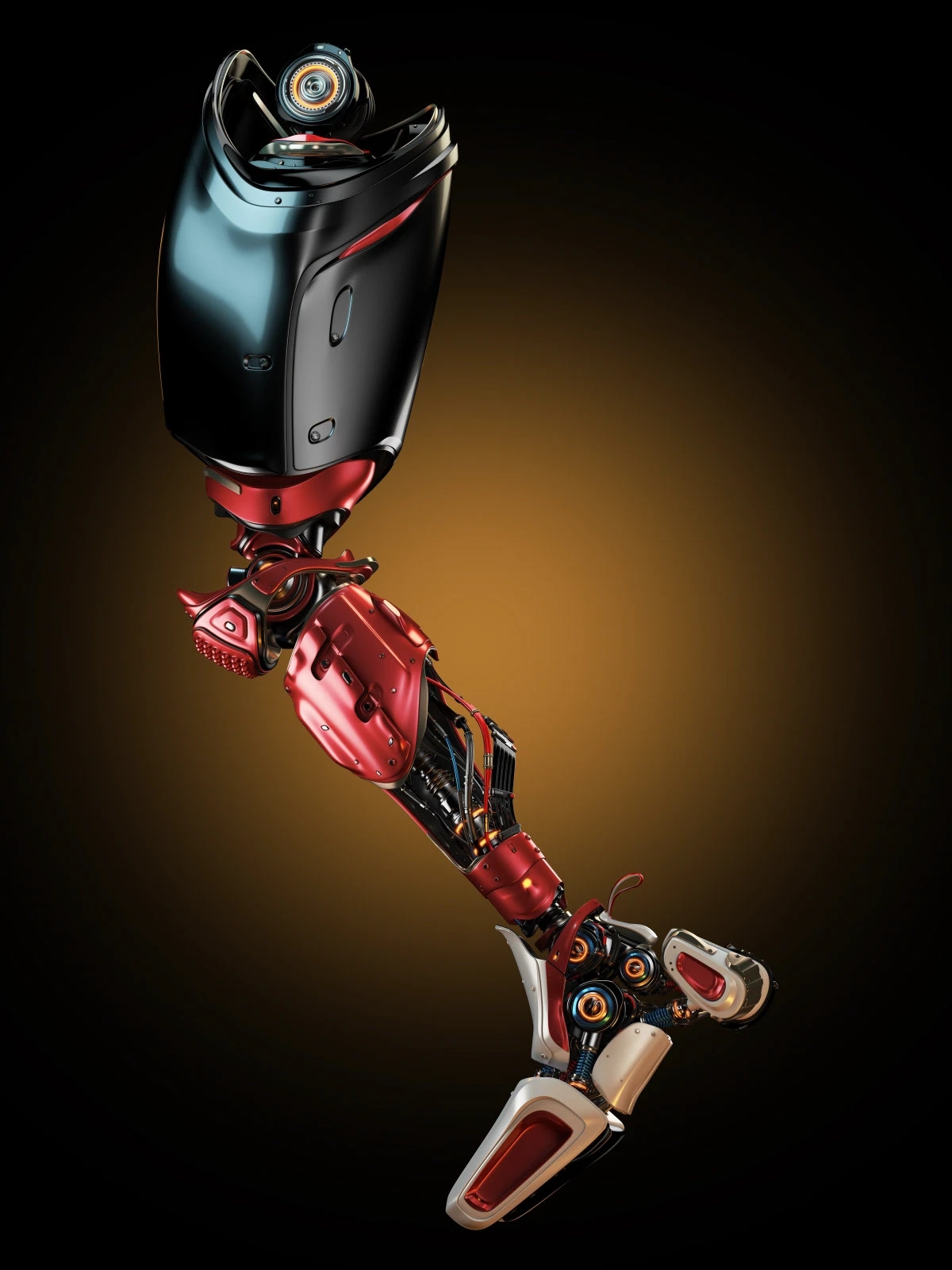 FOOTBALL LEG，machine design，industrial design，3D modeling，