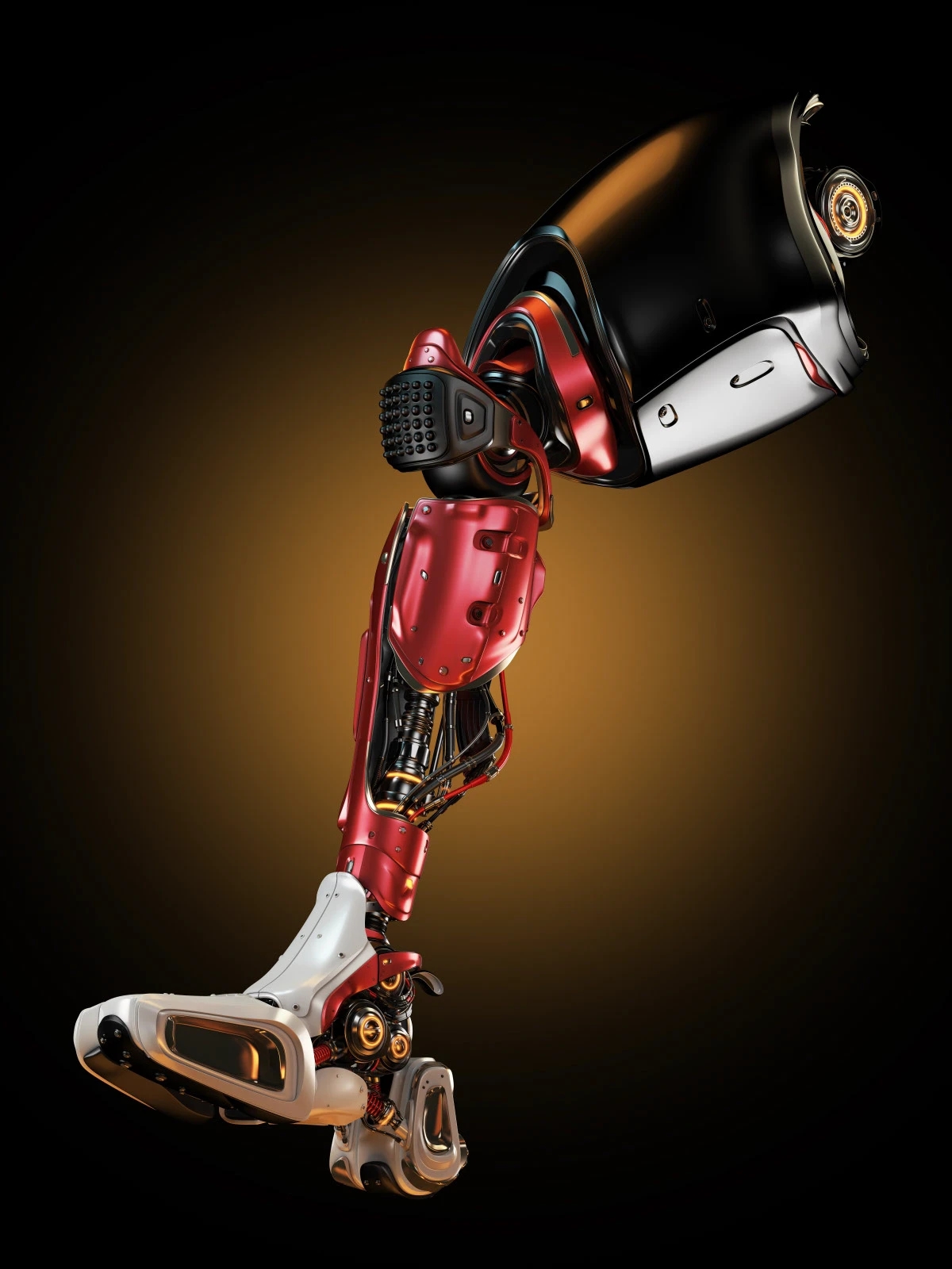 FOOTBALL LEG，machine design，industrial design，3D modeling，