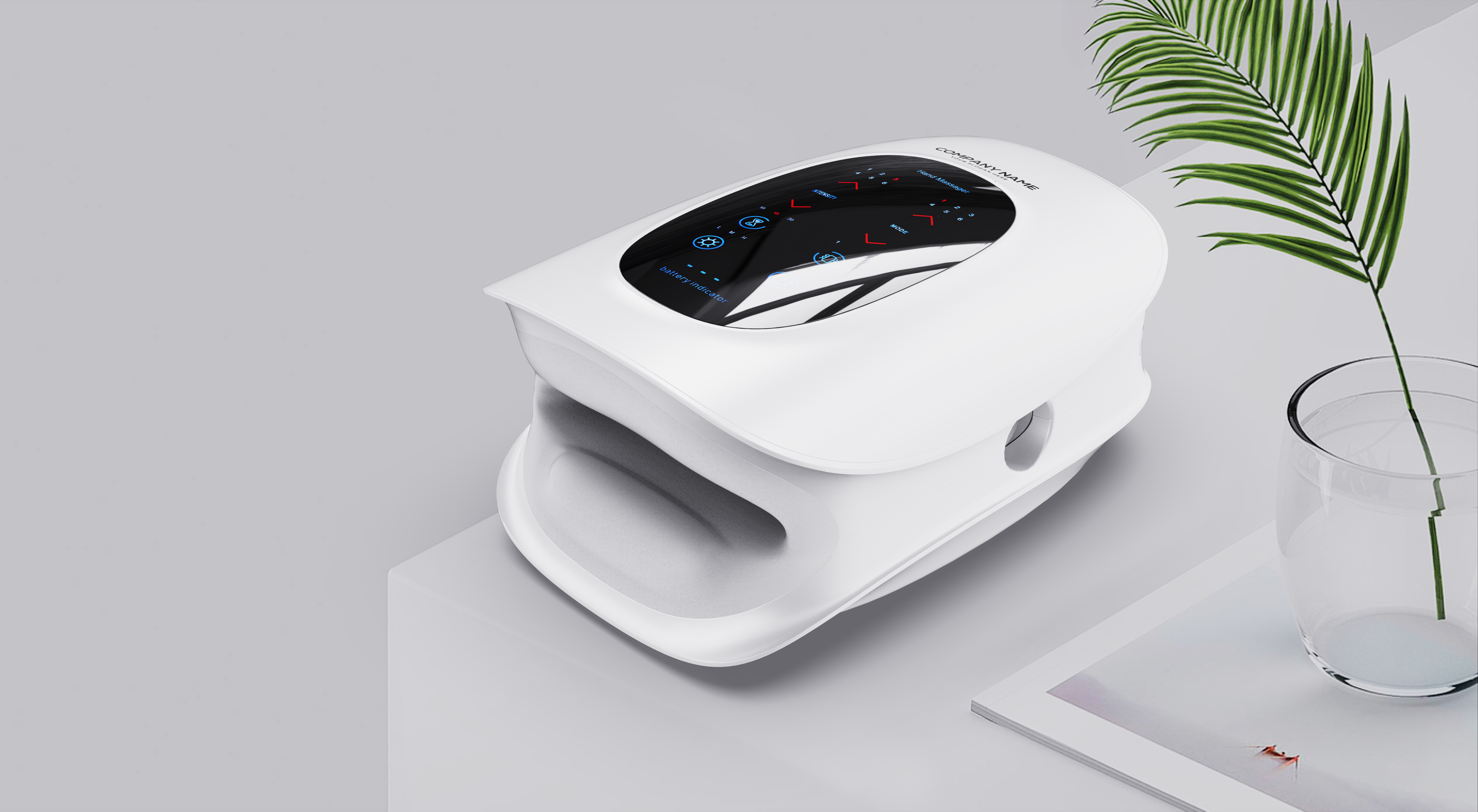 Hand massage，stretching，