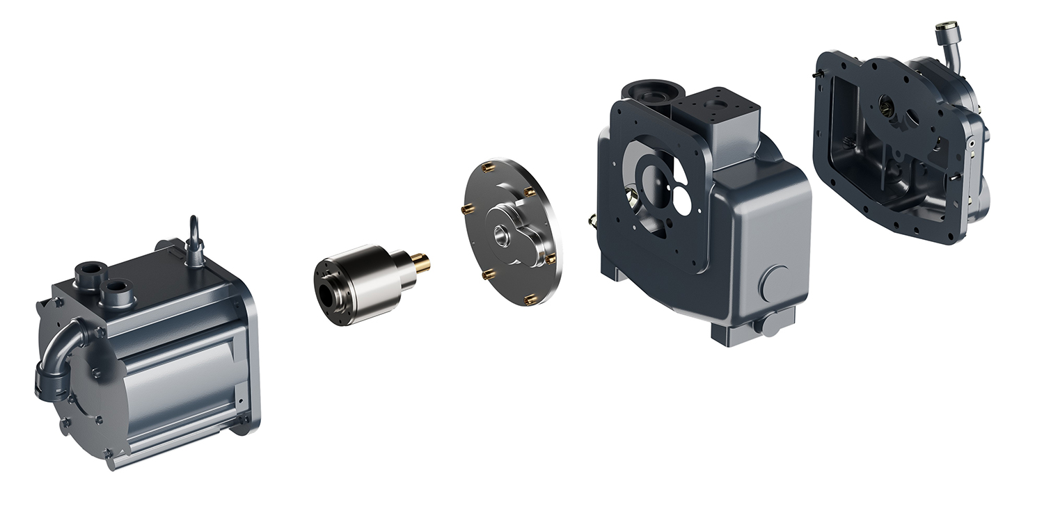 Industrial compressor rendering，Product rendering，