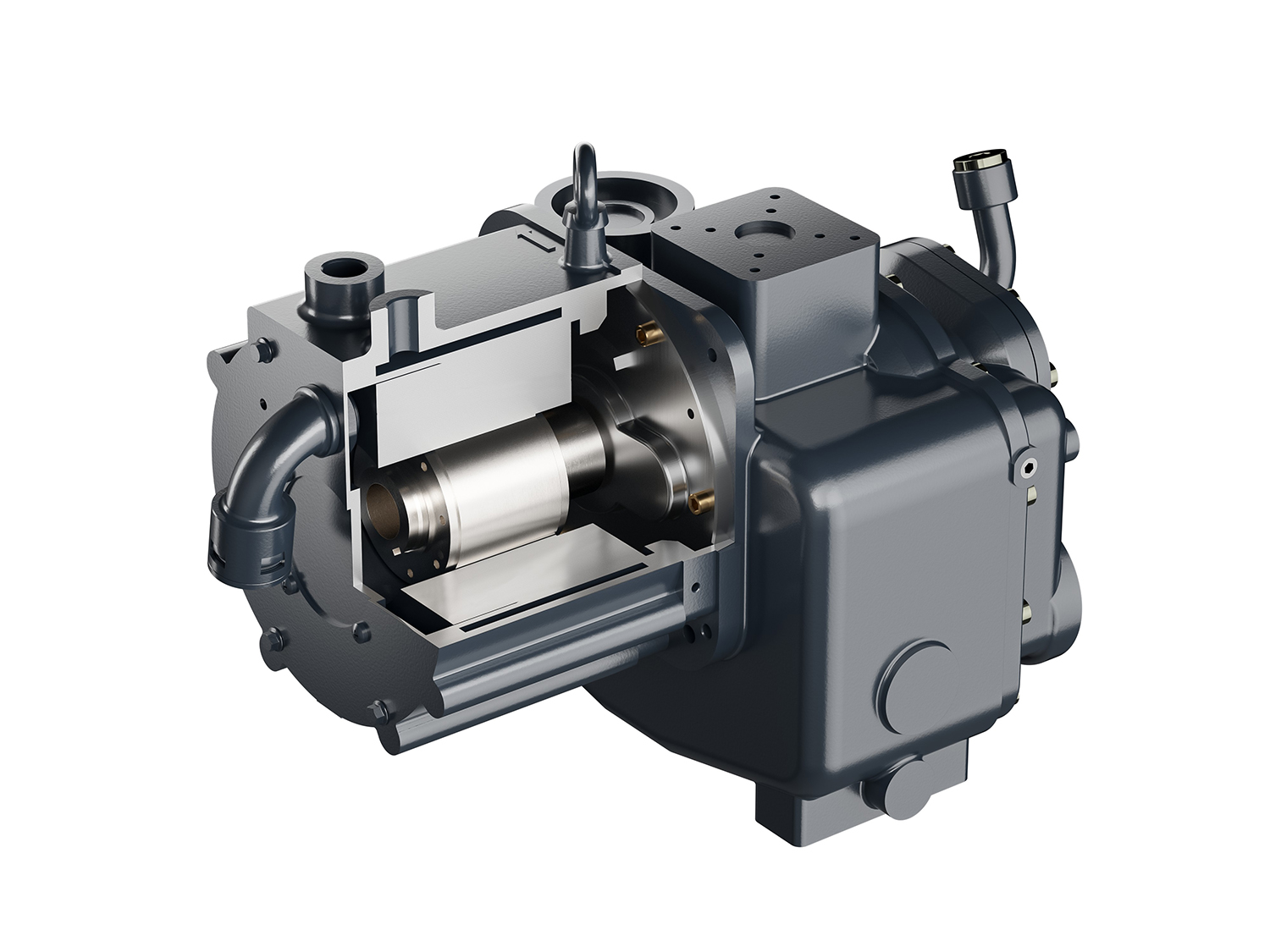 Industrial compressor rendering，Product rendering，