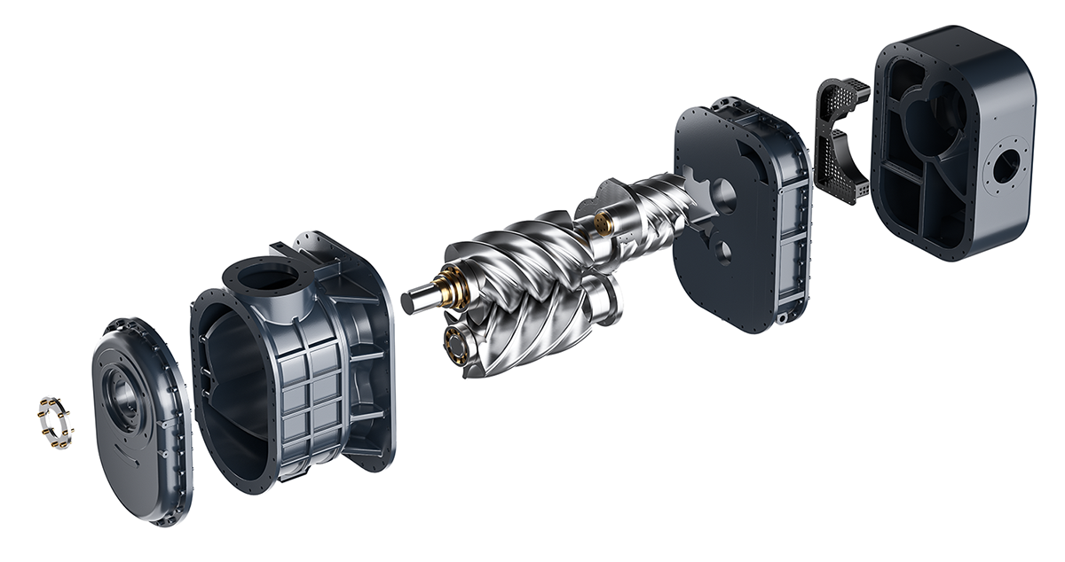 Industrial compressor rendering，Product rendering，