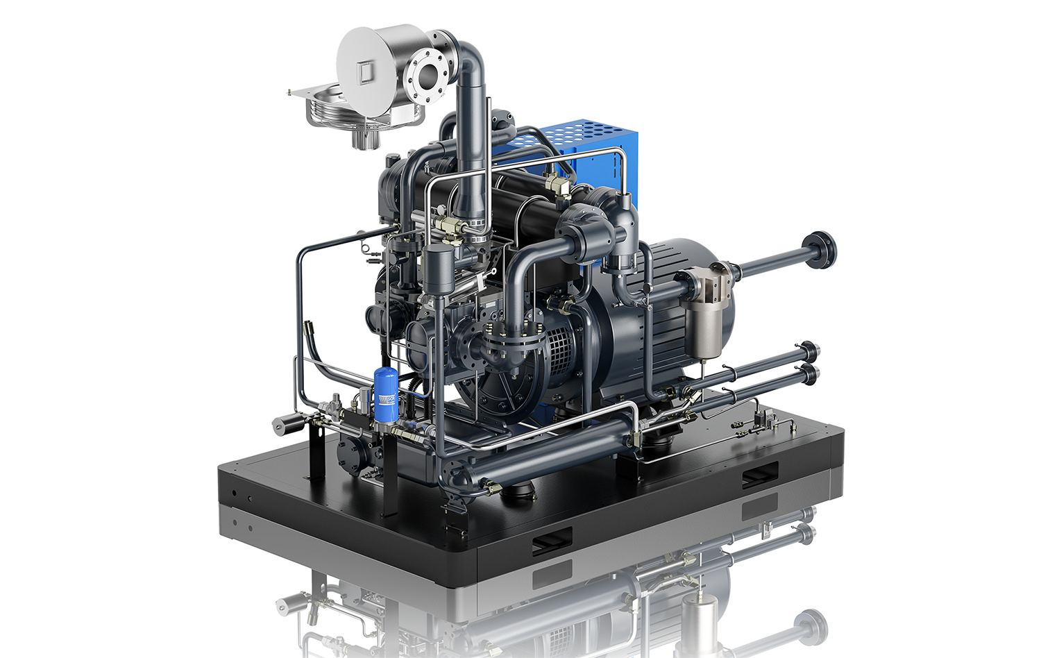 Industrial compressor rendering，Product rendering，