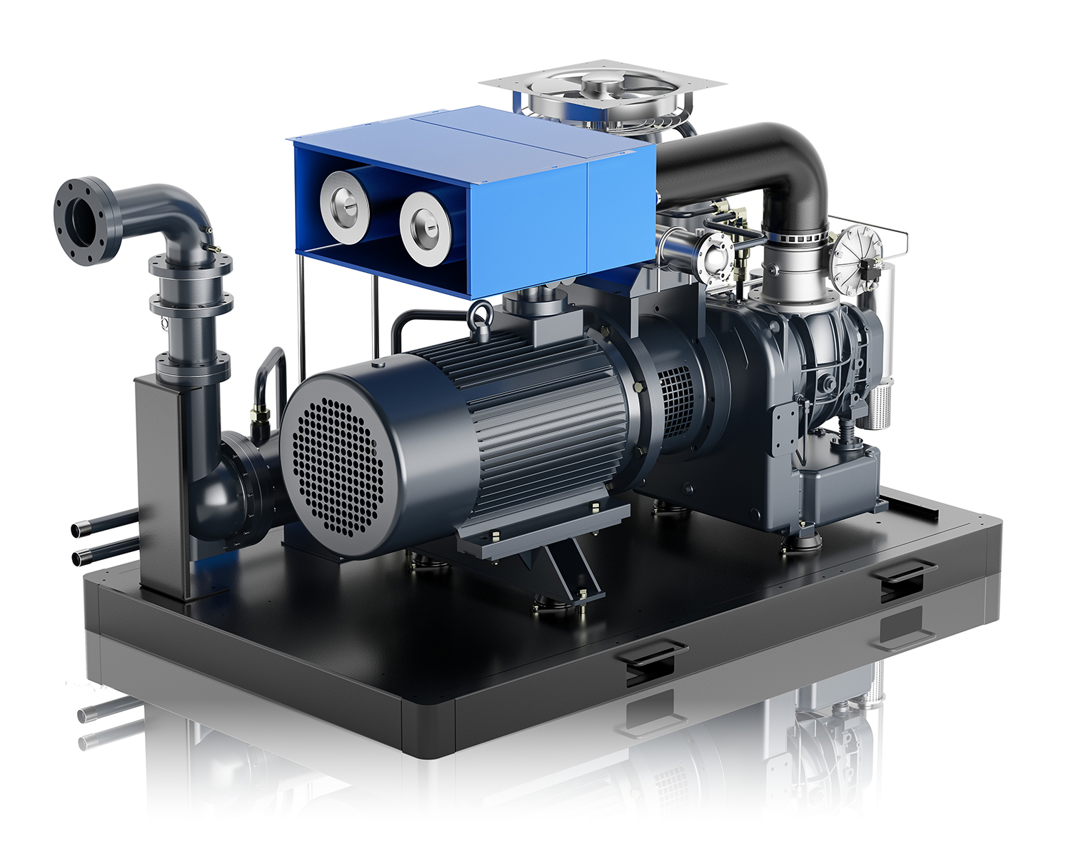Industrial compressor rendering，Product rendering，