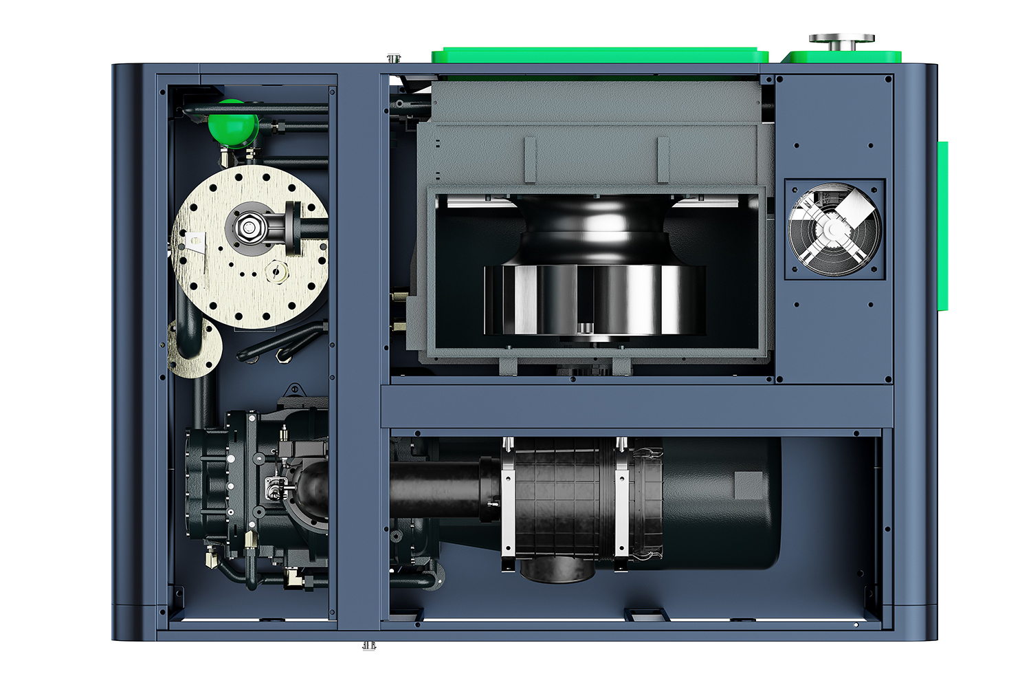 Industrial compressor rendering，Product rendering，