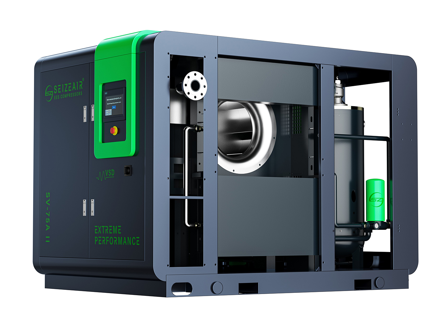 Industrial compressor rendering，Product rendering，