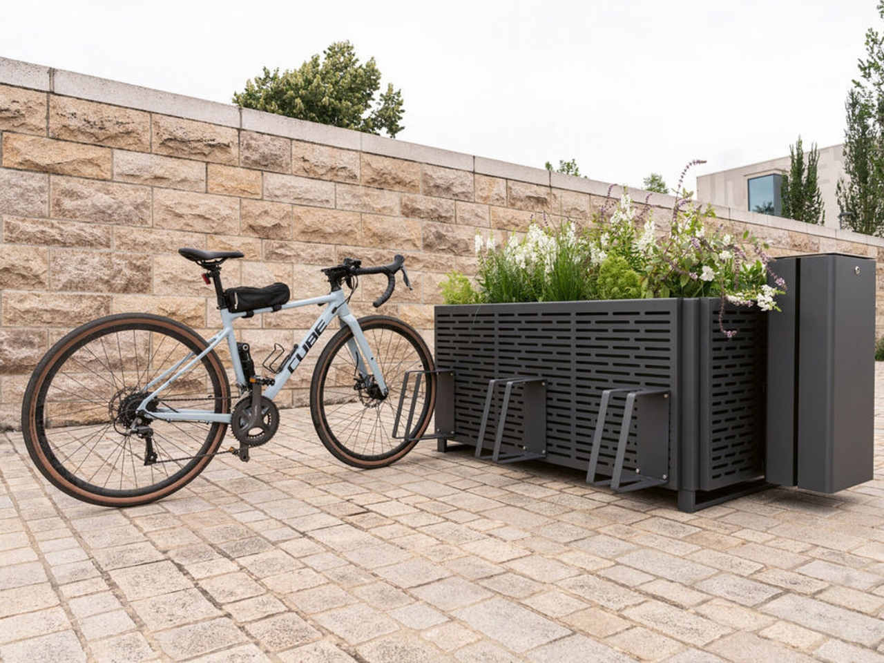 Planter 300，Modular planter，gardening facilities，Outdoor landscape，