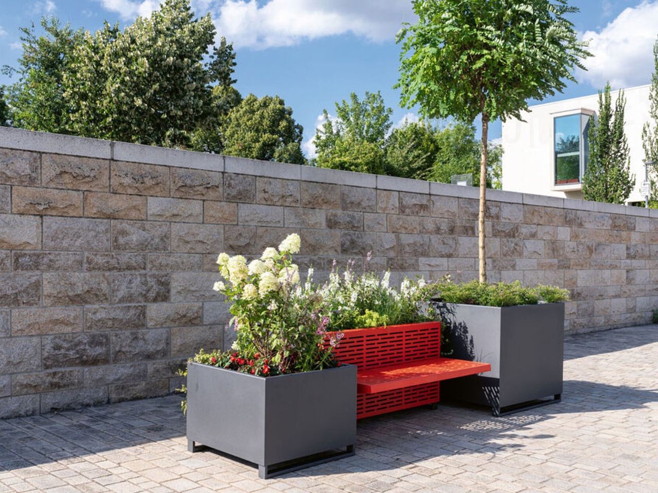 Planter 300，Modular planter，gardening facilities，Outdoor landscape，