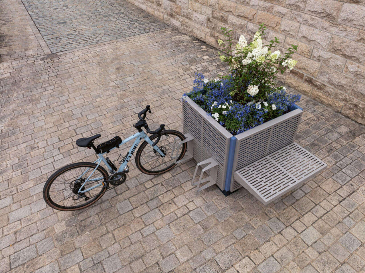 Planter 300，Modular planter，gardening facilities，Outdoor landscape，