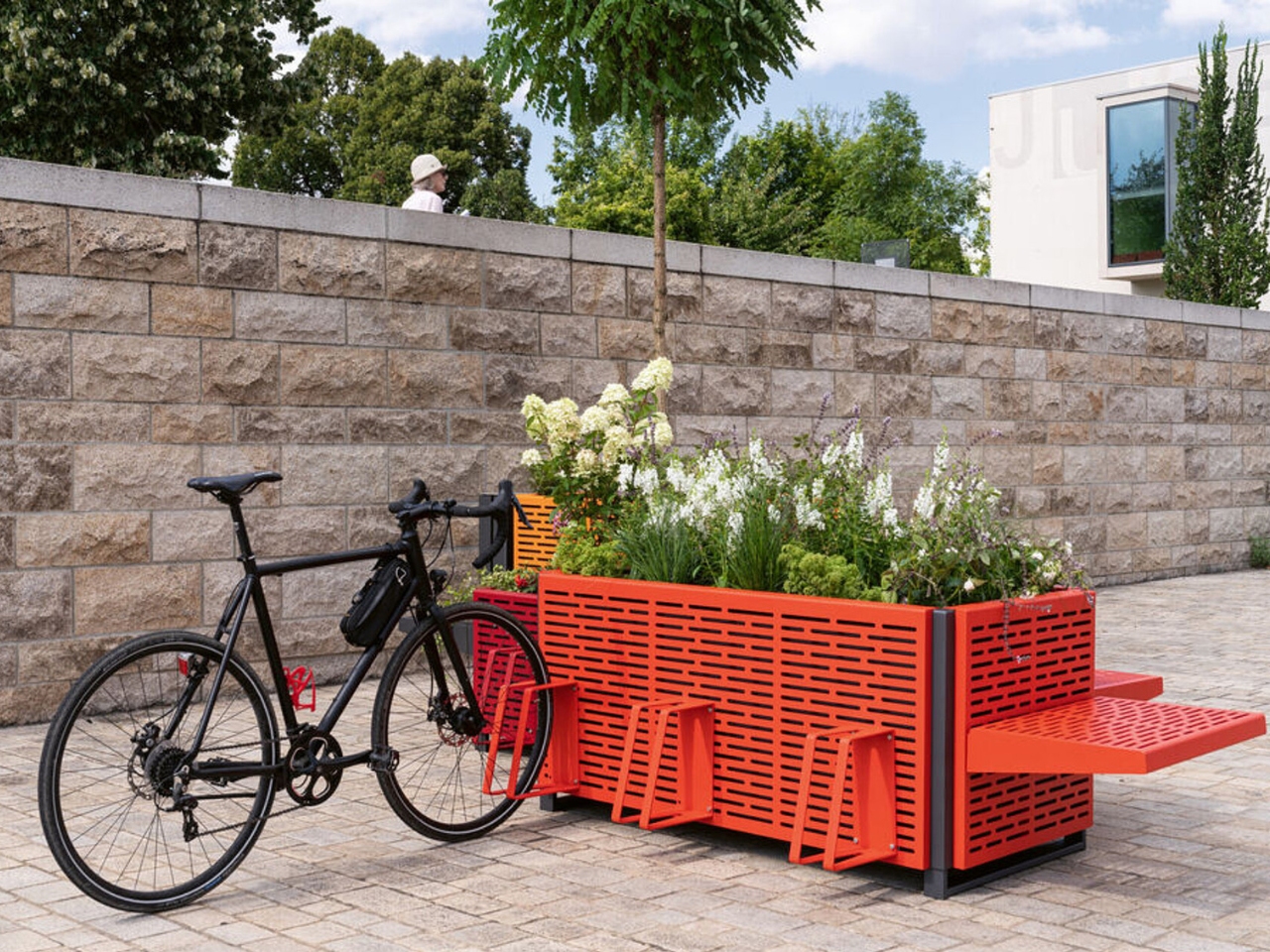 Planter 300，Modular planter，gardening facilities，Outdoor landscape，