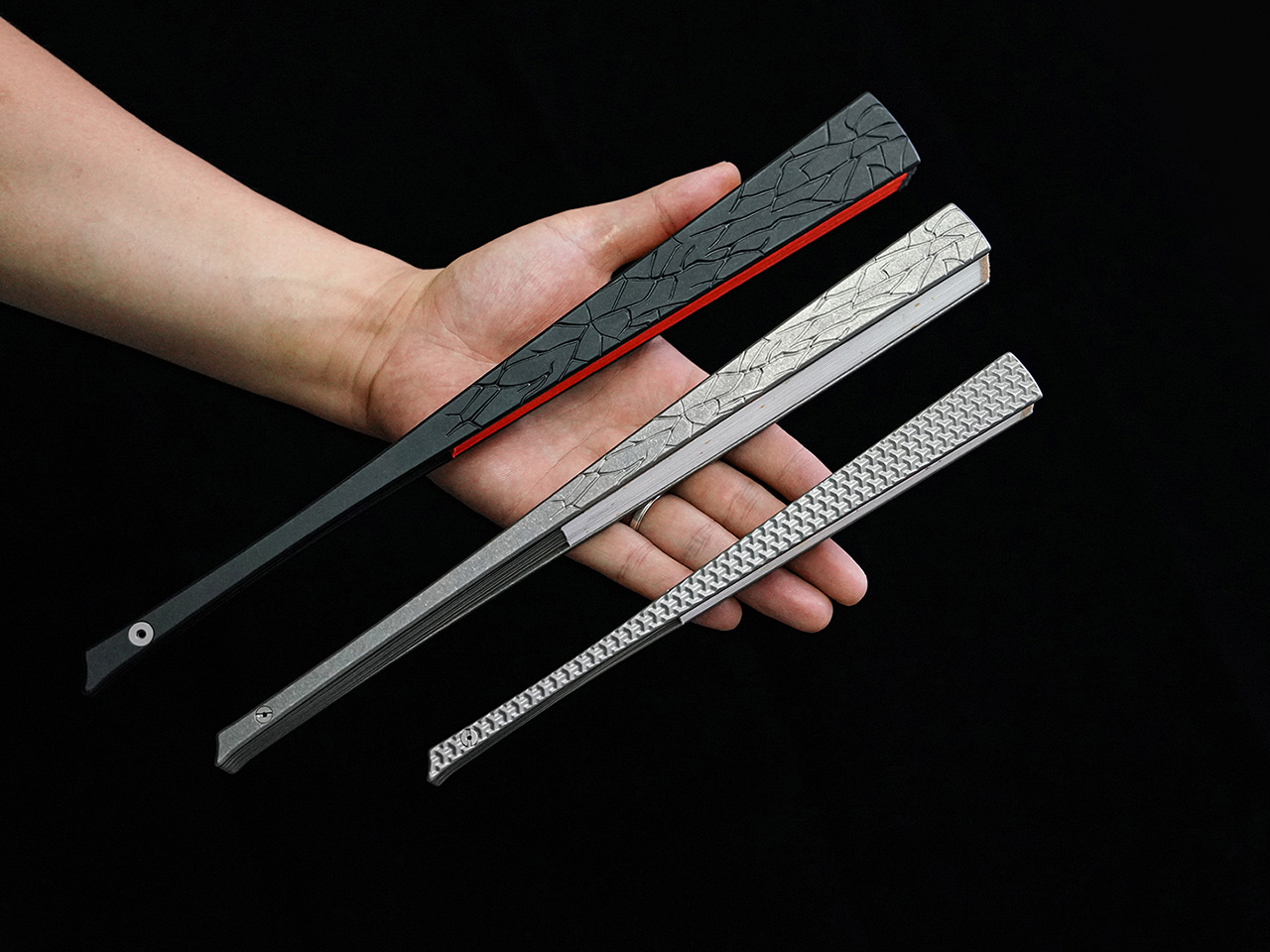 Dr.Gear Ti-Armour，Titanium alloy folding fan，originality，product design，