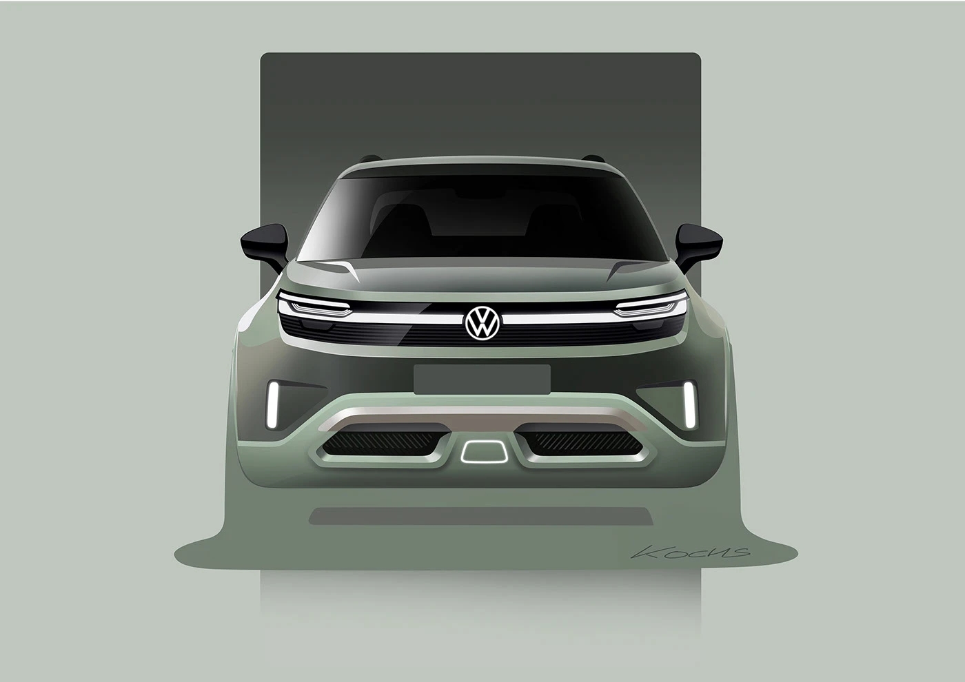 automobile，vehicle，conceptual design，Volkswagen，