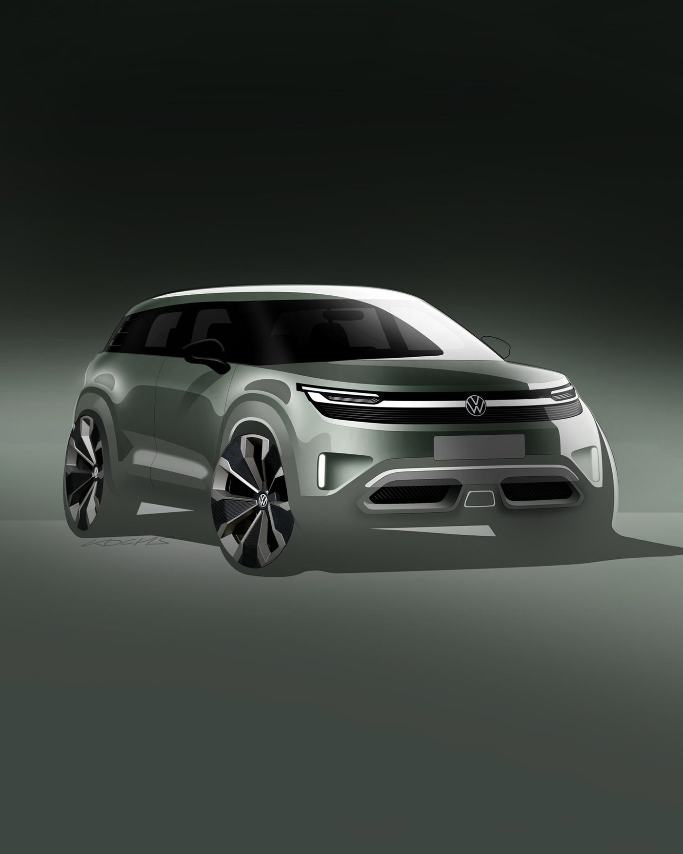 automobile，vehicle，conceptual design，Volkswagen，