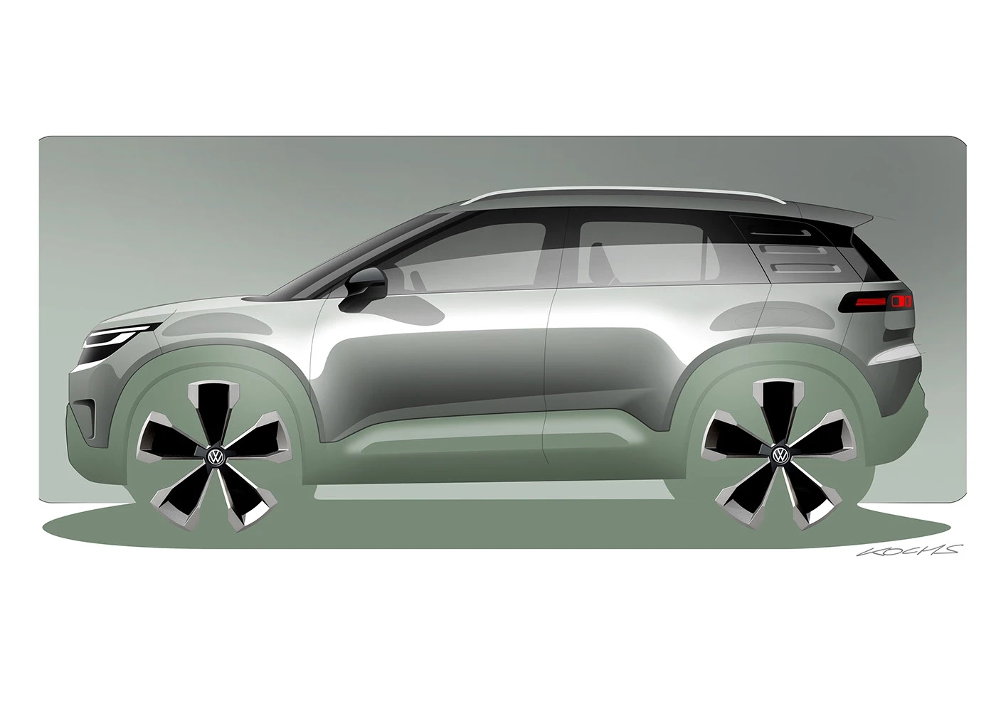 automobile，vehicle，conceptual design，Volkswagen，