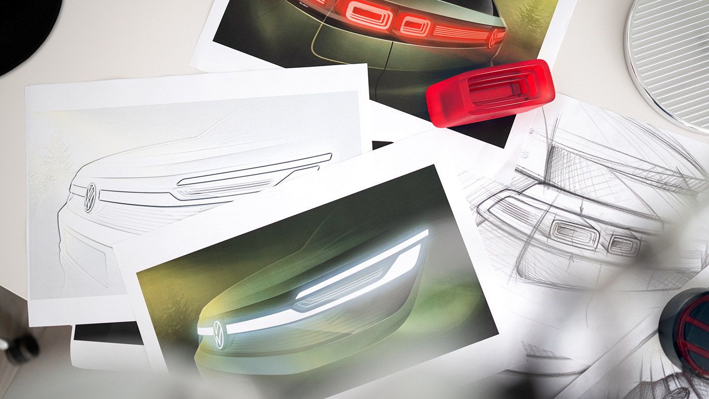 automobile，vehicle，conceptual design，Volkswagen，