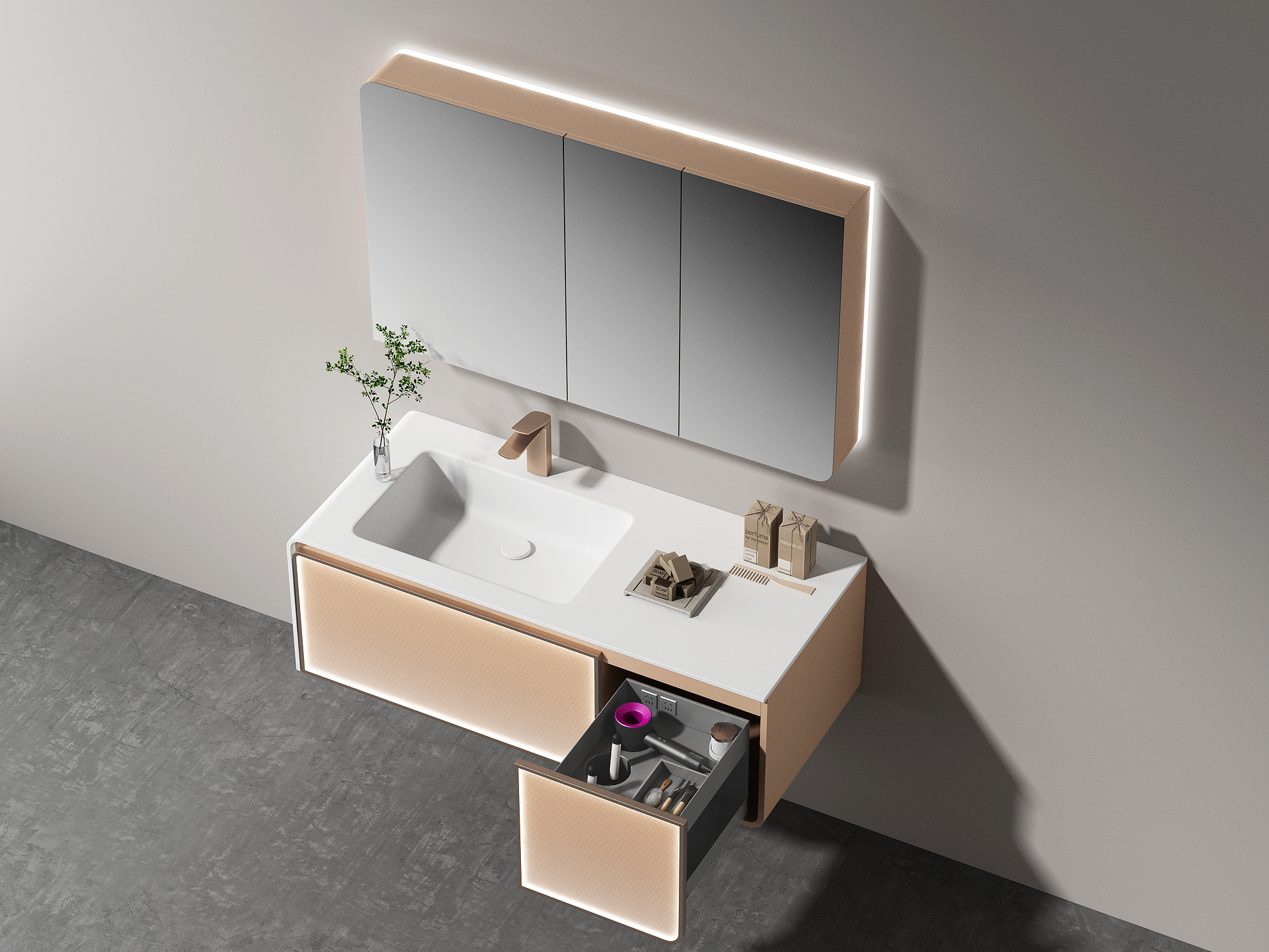 # Bathroom Cabinet Design# Product Rendering# Design Cooperation，