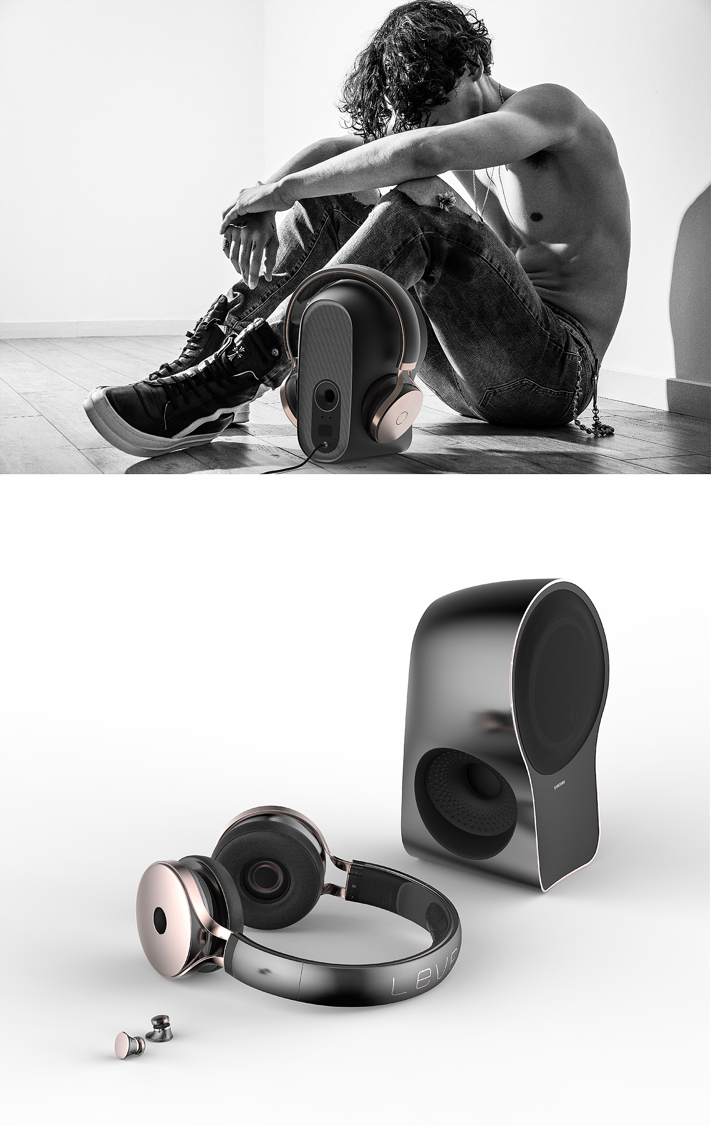 industrial design，headset，sound，Digital，intelligence，