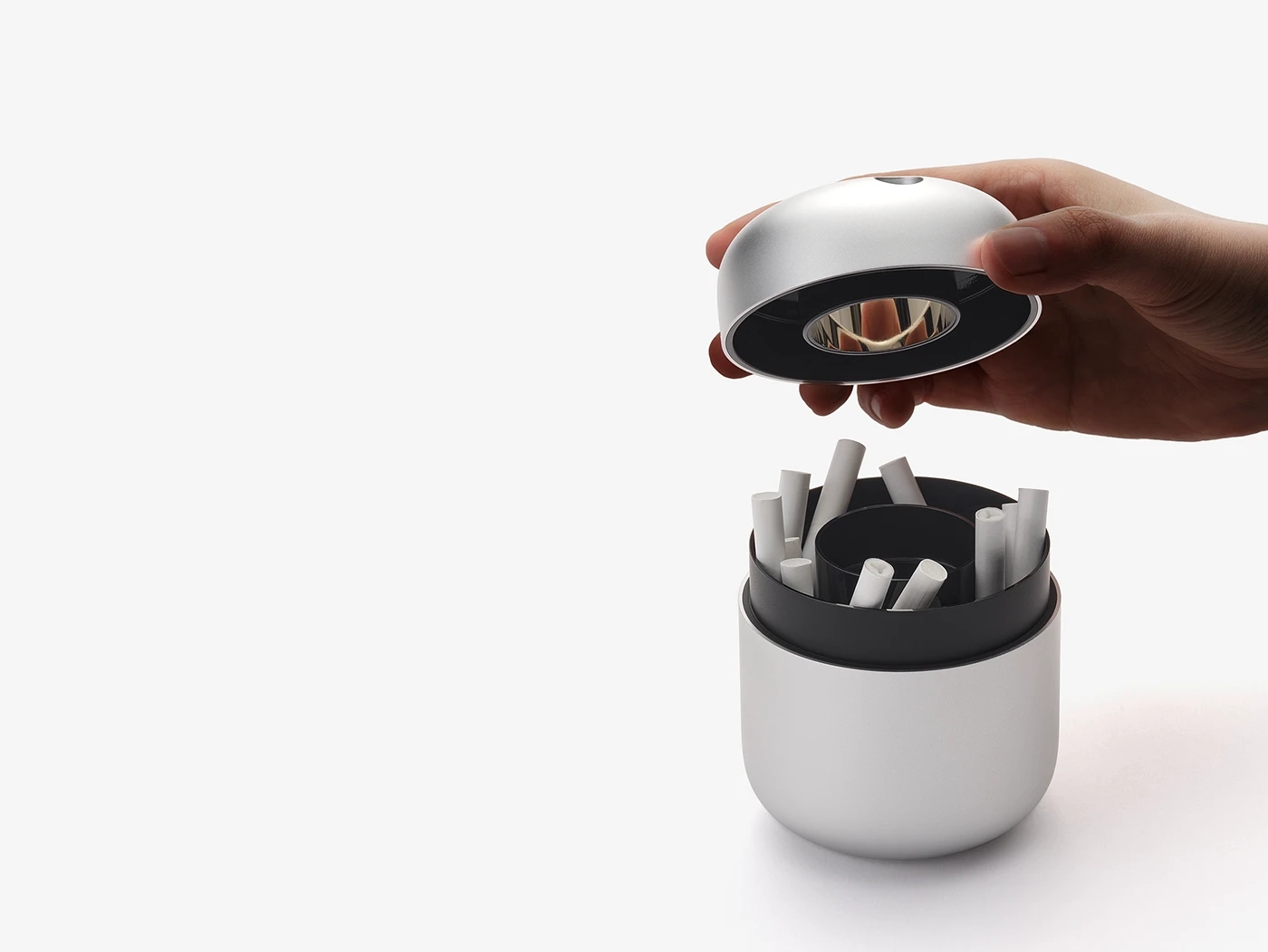 Smoking storage，Integrated Filter Tray，Car ashtray，donut shape，Fragrance stick，