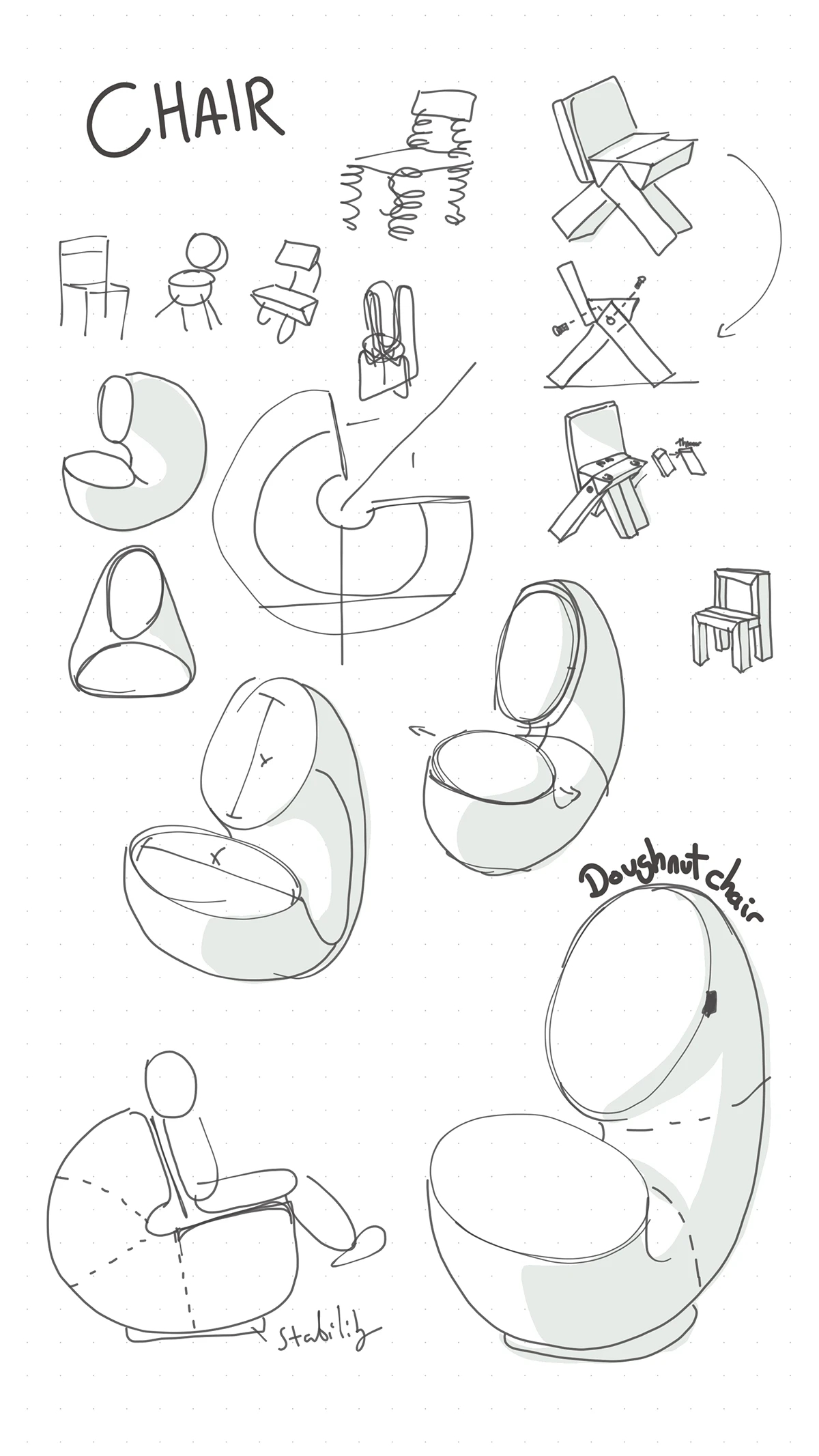 chair，furniture，Chunk Chair，originality，