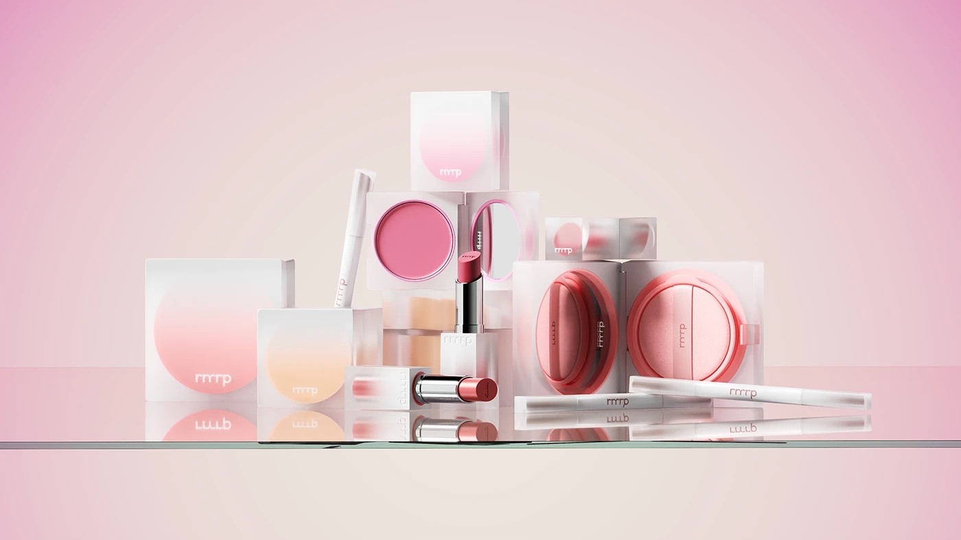 rmrp Blossom，Cosmetics，Make-up，packing design，