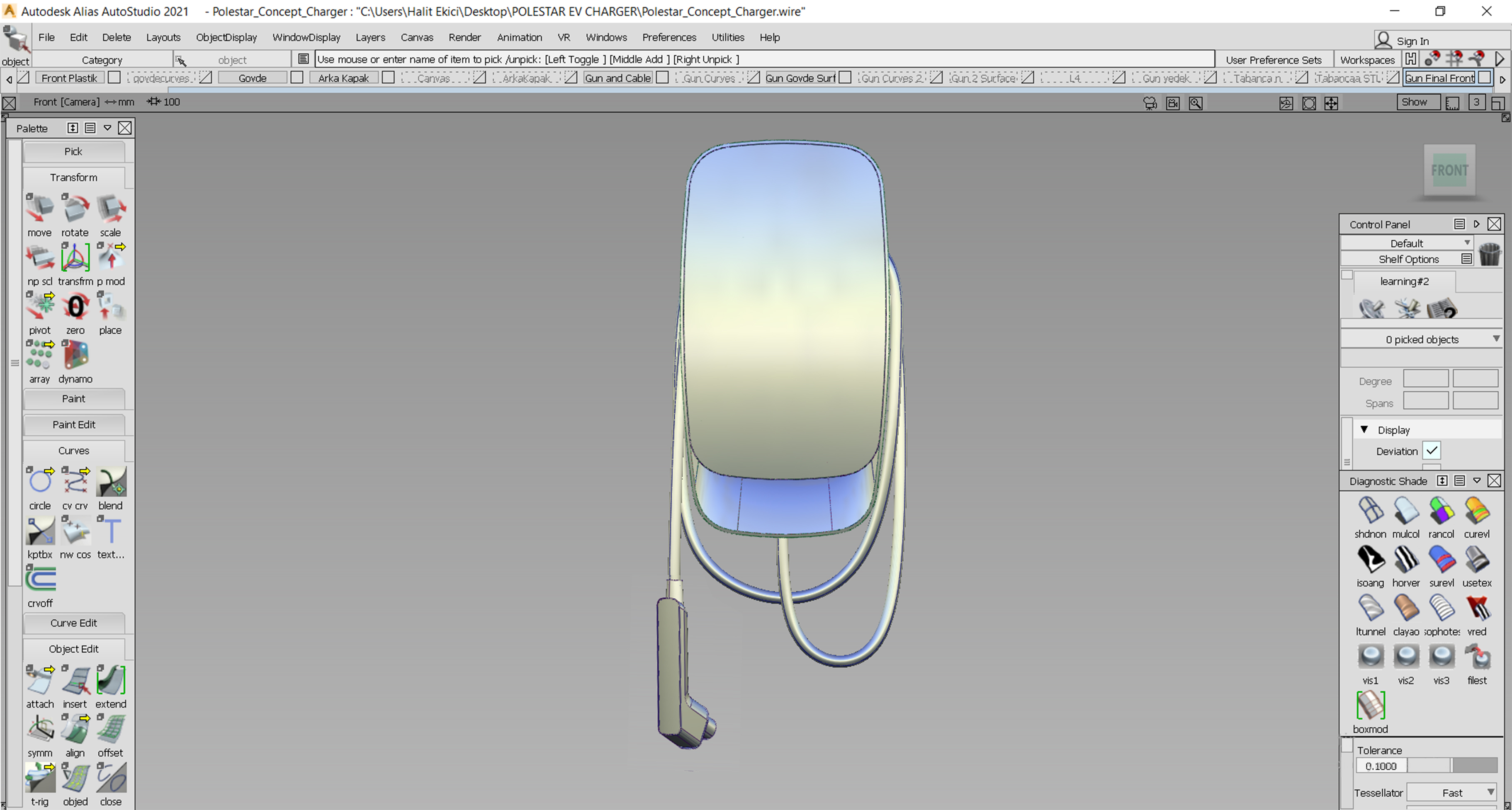 Polestar-EVC-1，Electric vehicle charger，originality，industrial equipment ，