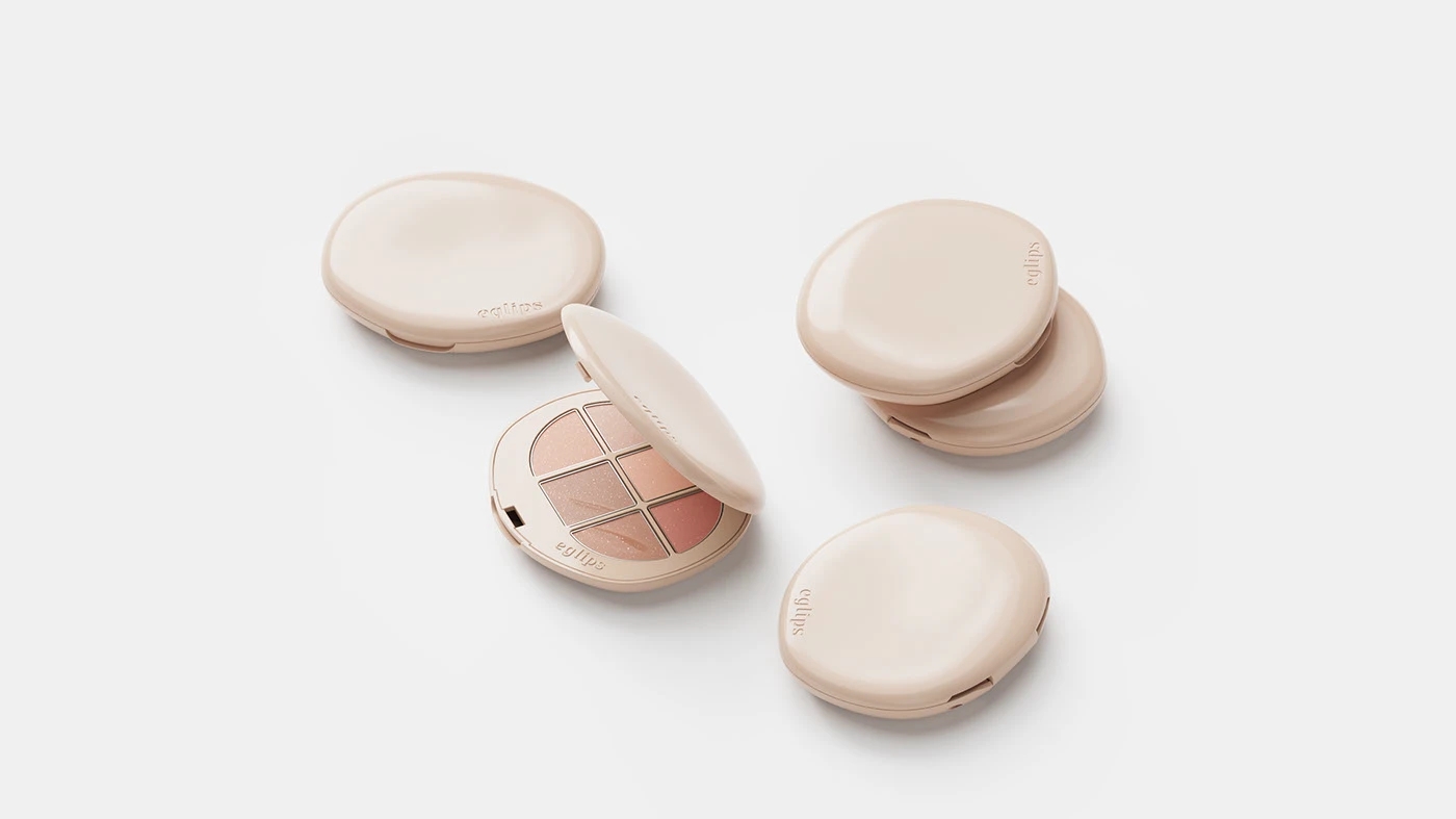 EGLIP，Eye shadow，Cosmetics，packing design，