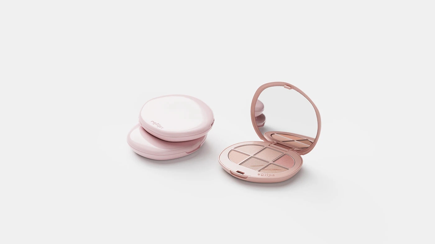 EGLIP，Eye shadow，Cosmetics，packing design，