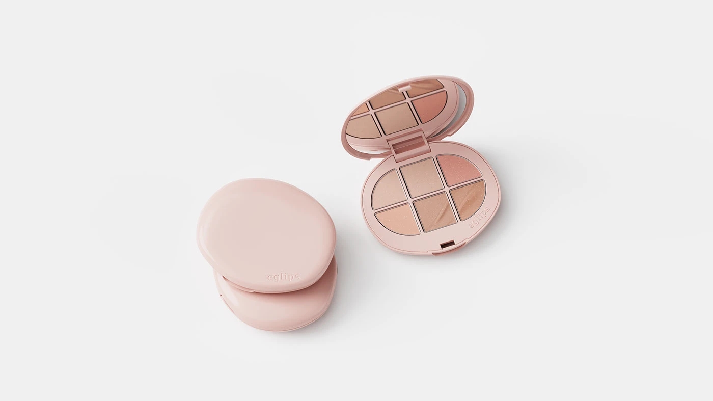EGLIP，Eye shadow，Cosmetics，packing design，