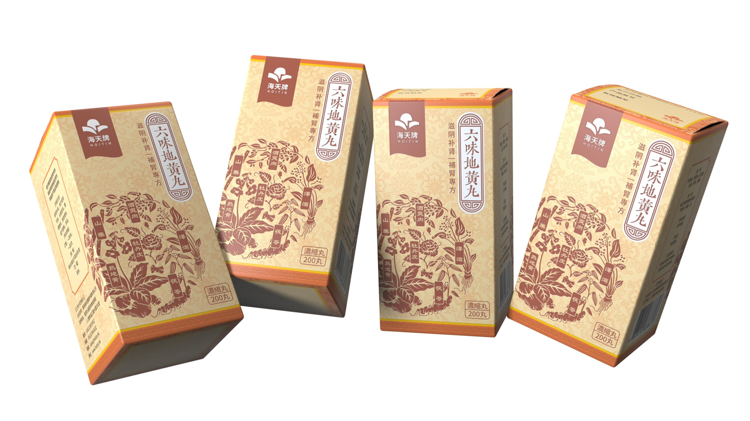 Traditional Chinese Medicine Packaging Design，Packaging Design of Liuwei Dihuang Pills，Xiaoyao Pill Packaging Design，