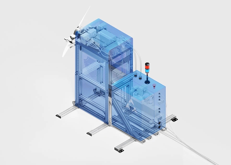 3D modeling，industrial design，Style construction，Test bench，