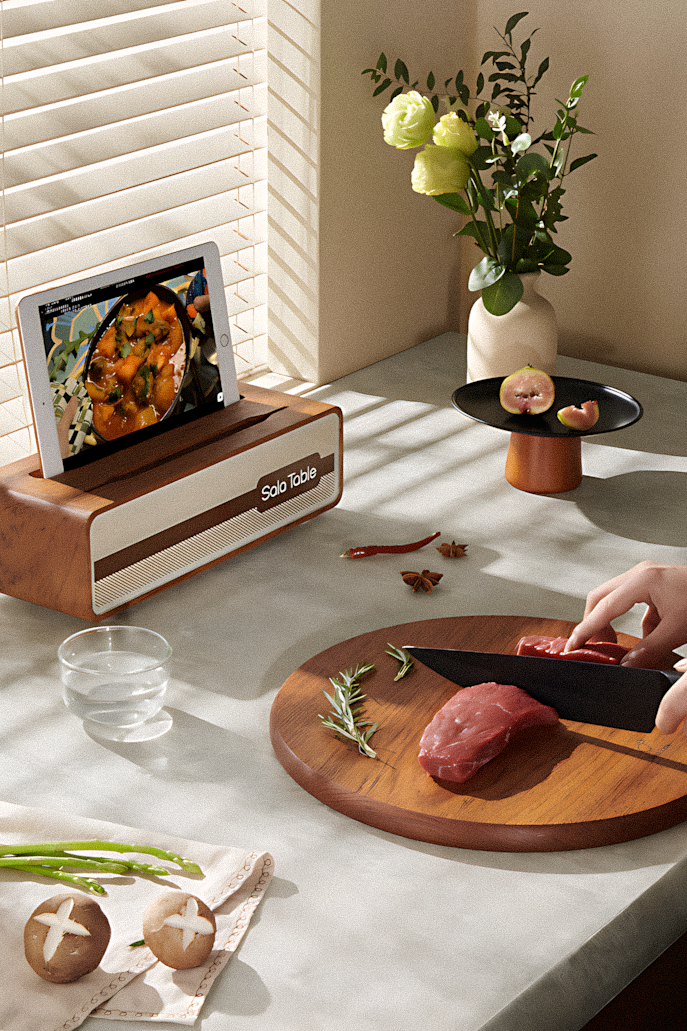 Chopping board rack，French，