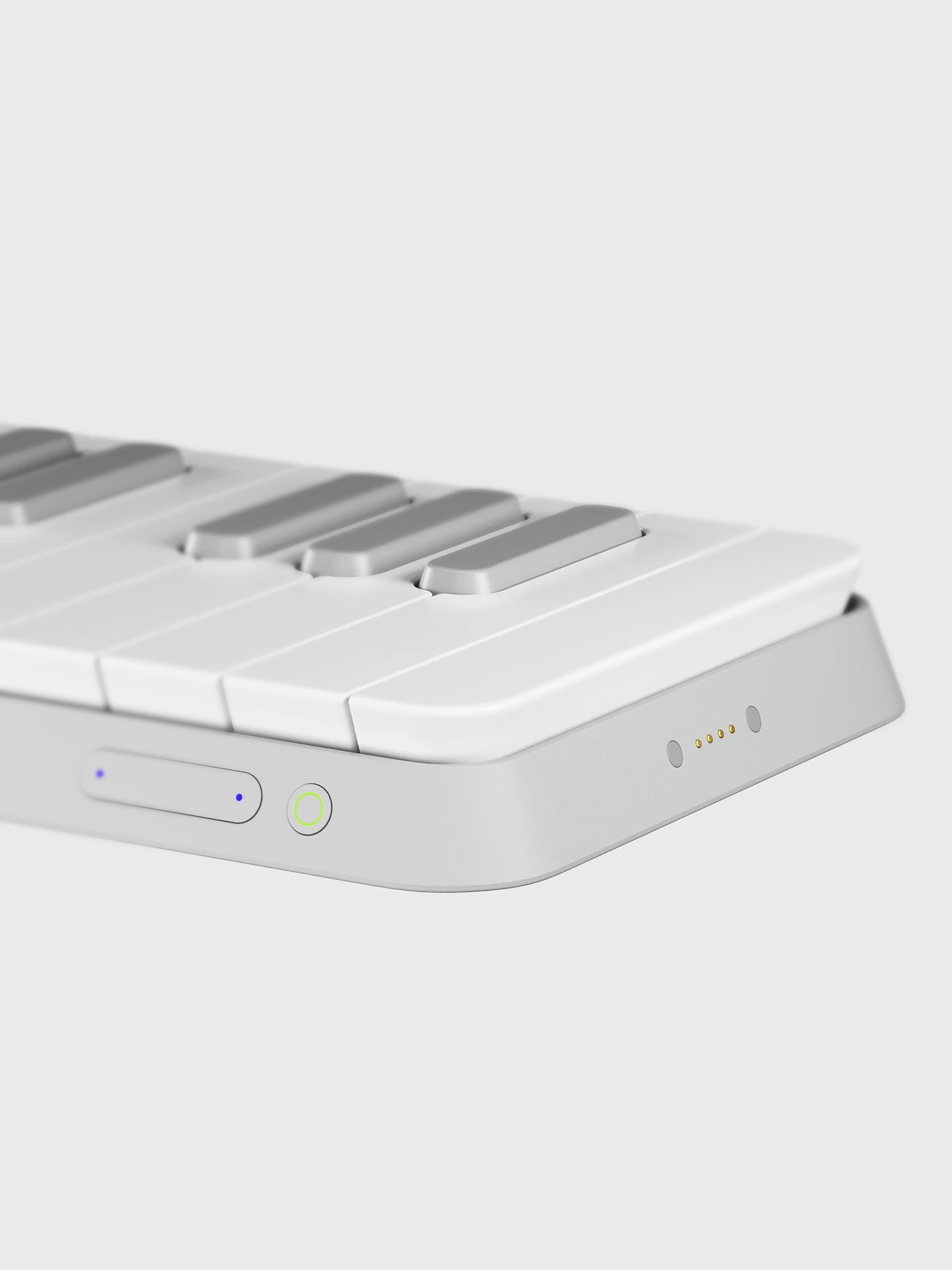 Chamfer MIDI，magnetic sound absorption，Self-supporting musical instrument，Intuitive touch，