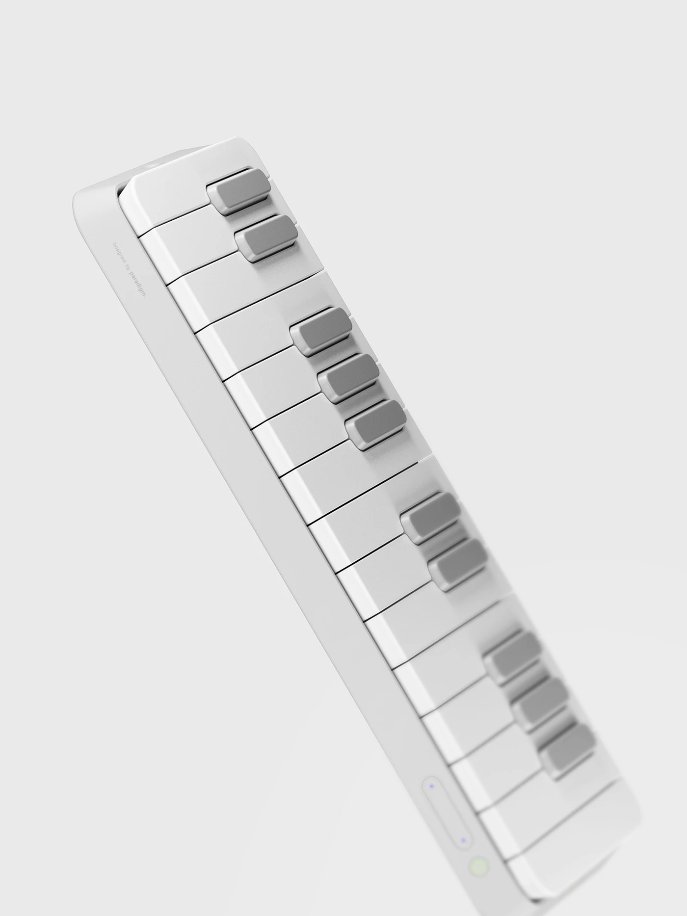 Chamfer MIDI，magnetic sound absorption，Self-supporting musical instrument，Intuitive touch，